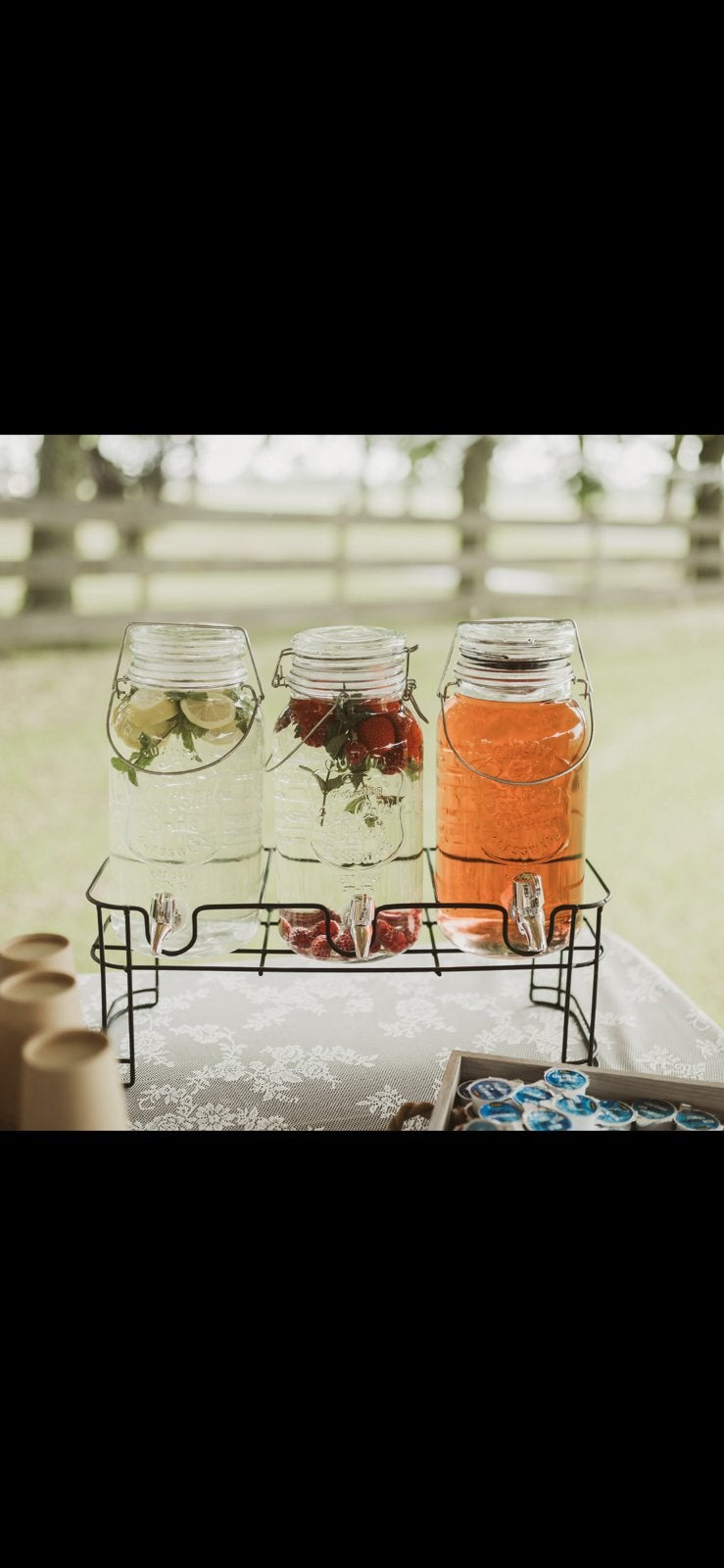 Limonadetab (te huur) feest decoratie, Ophalen, Zo goed als nieuw, Overige