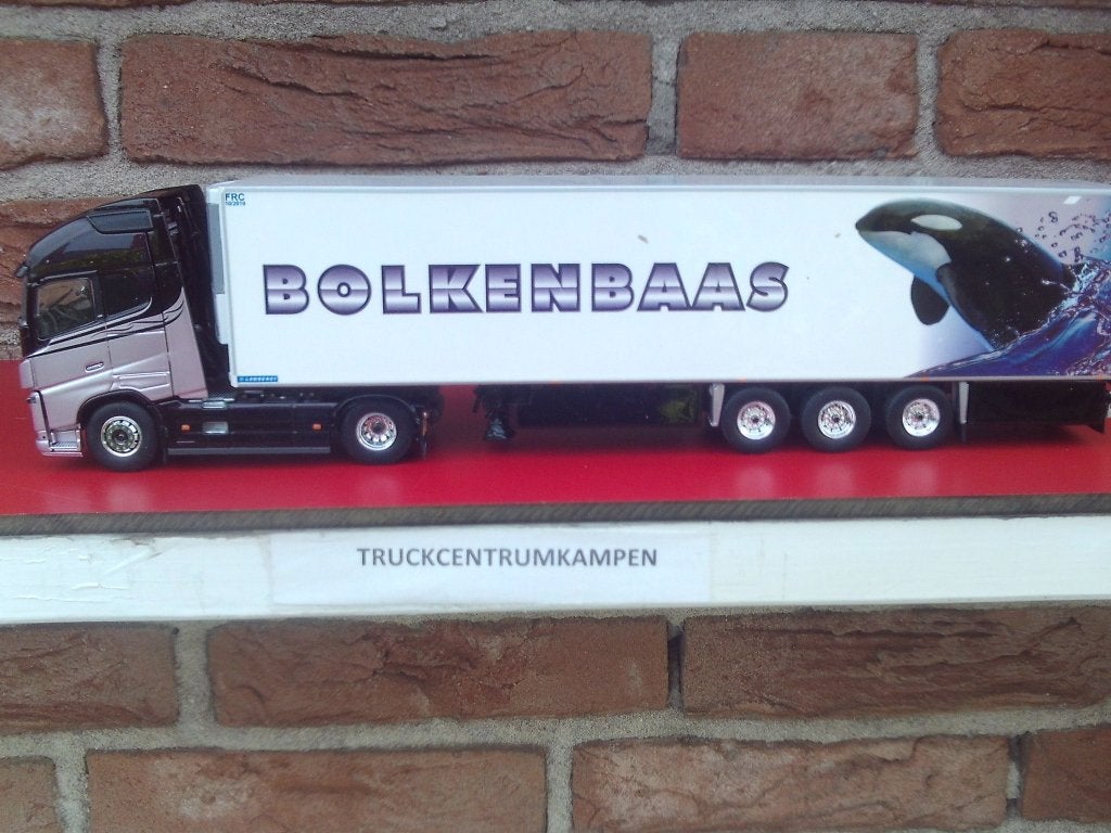 Tekno  Volvo  FH4  Globetrotter  XL  van  Bolkenbaas., Hobby en Vrije tijd, Modelauto's | 1:50, Ophalen of Verzenden, Nieuw, Bus of Vrachtwagen