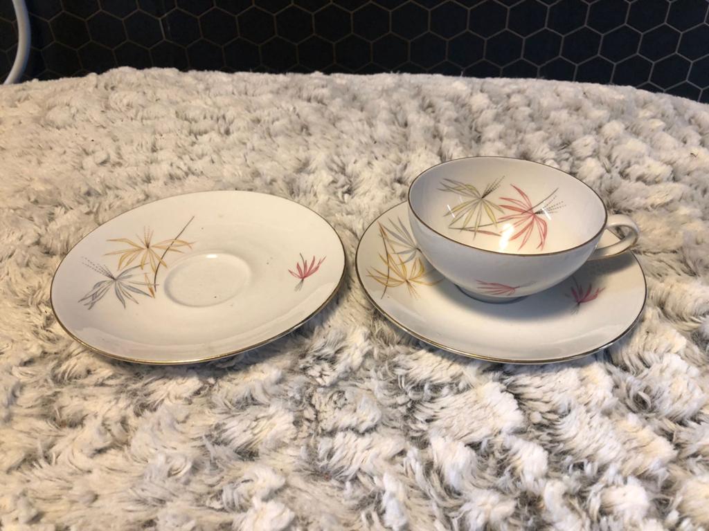 Vintage Eschenbach Bavaria kop en schotel, Antiek en Kunst, Antiek | Servies compleet, Ophalen of Verzenden
