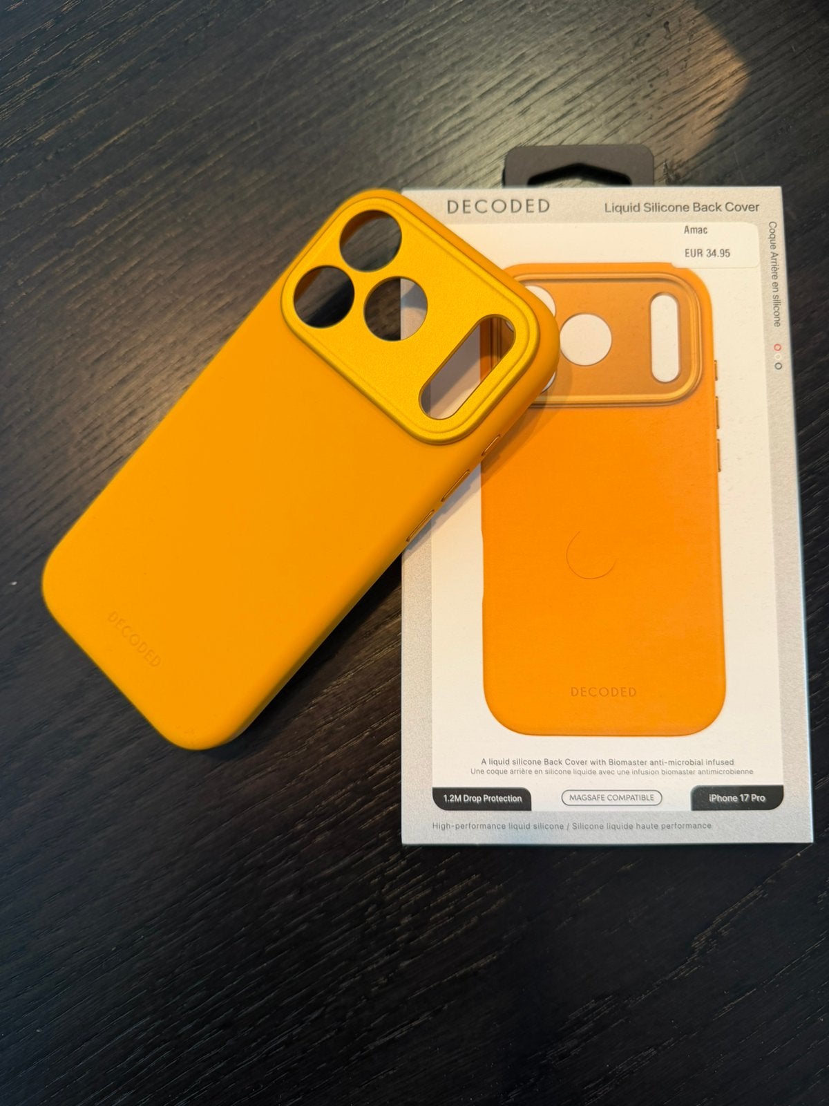 Decoded iPhone 17 pro hoesje - geel, Ophalen of Verzenden, Zo goed als nieuw