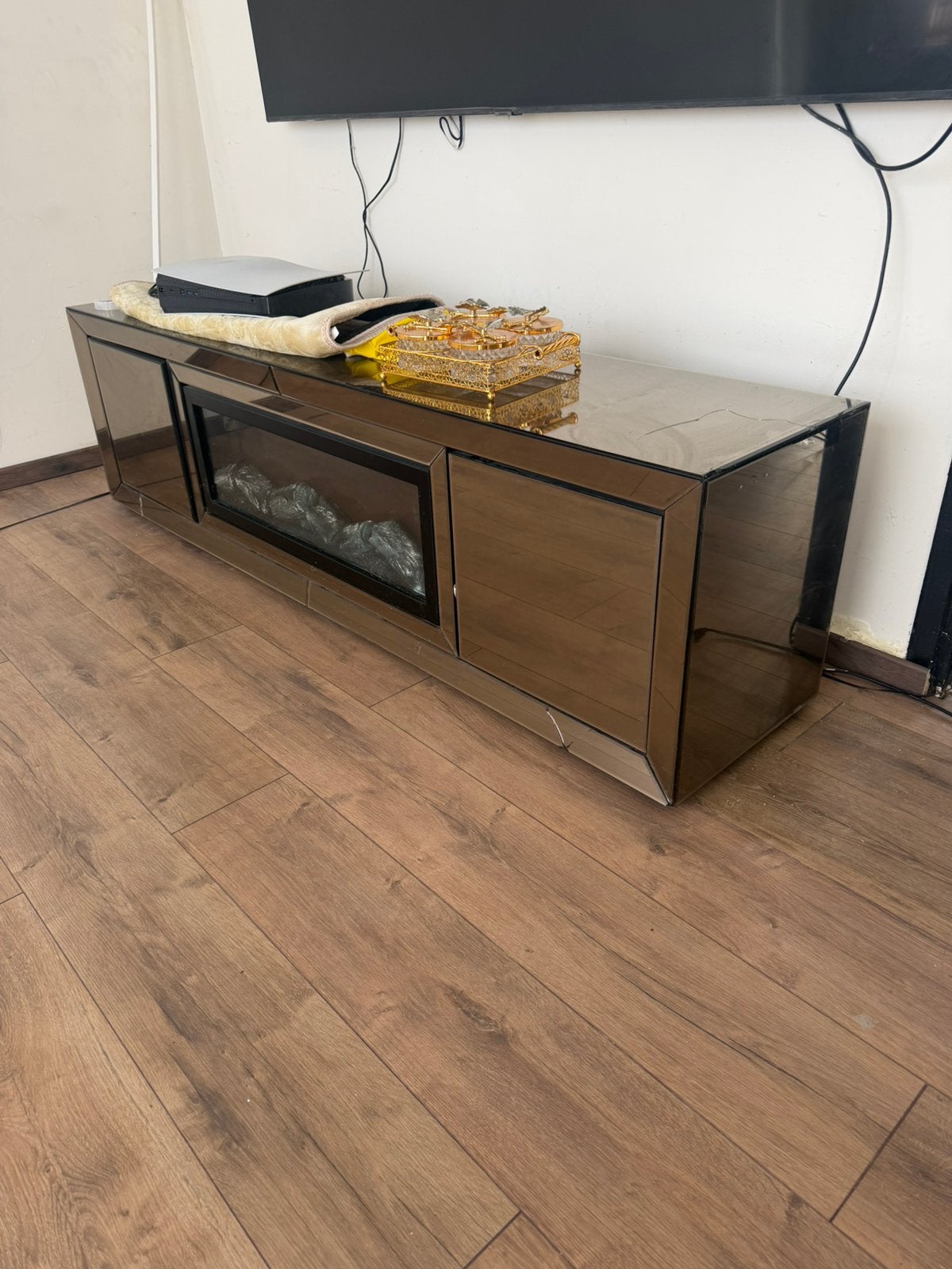 Tv meubel met openhaard, Ophalen of Verzenden