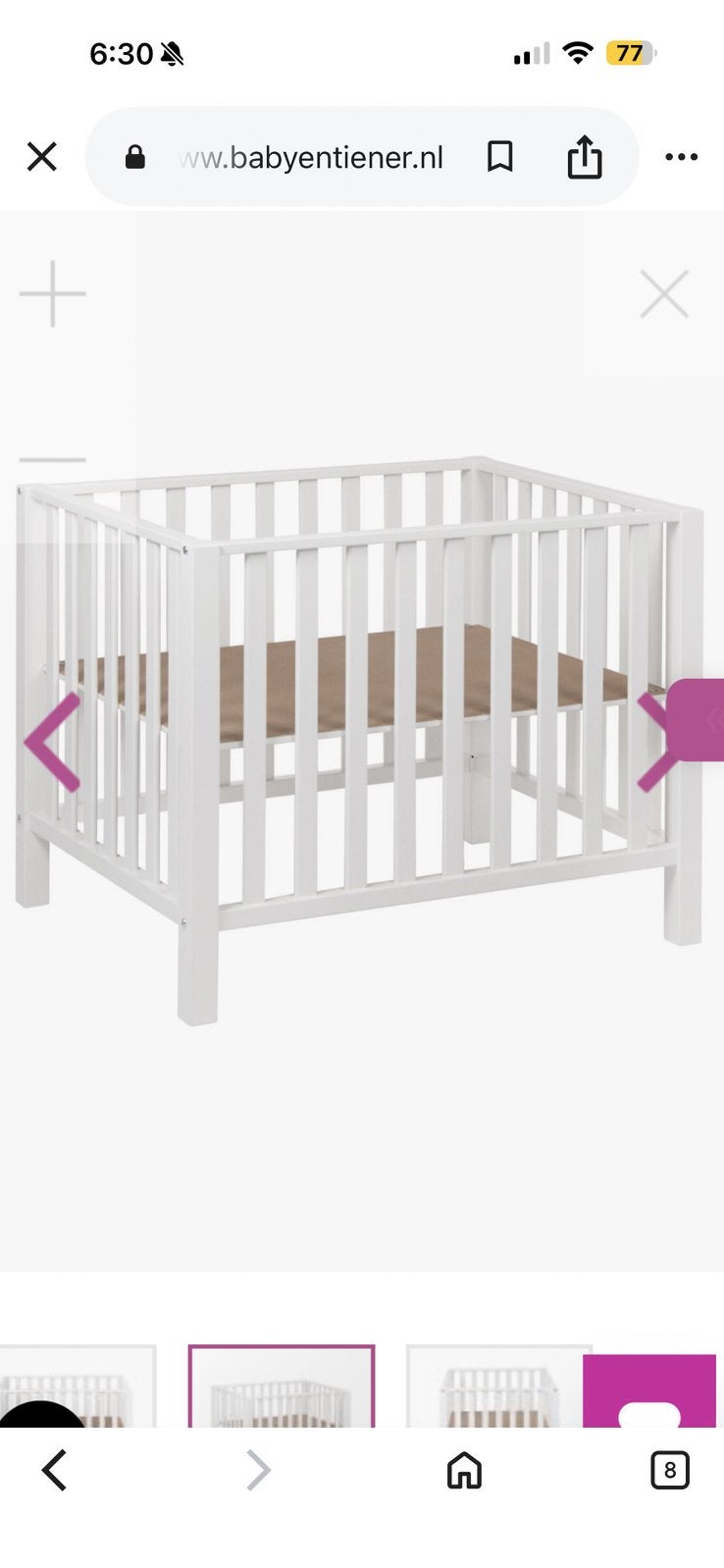 Baby box, Ophalen of Verzenden, Zo goed als nieuw