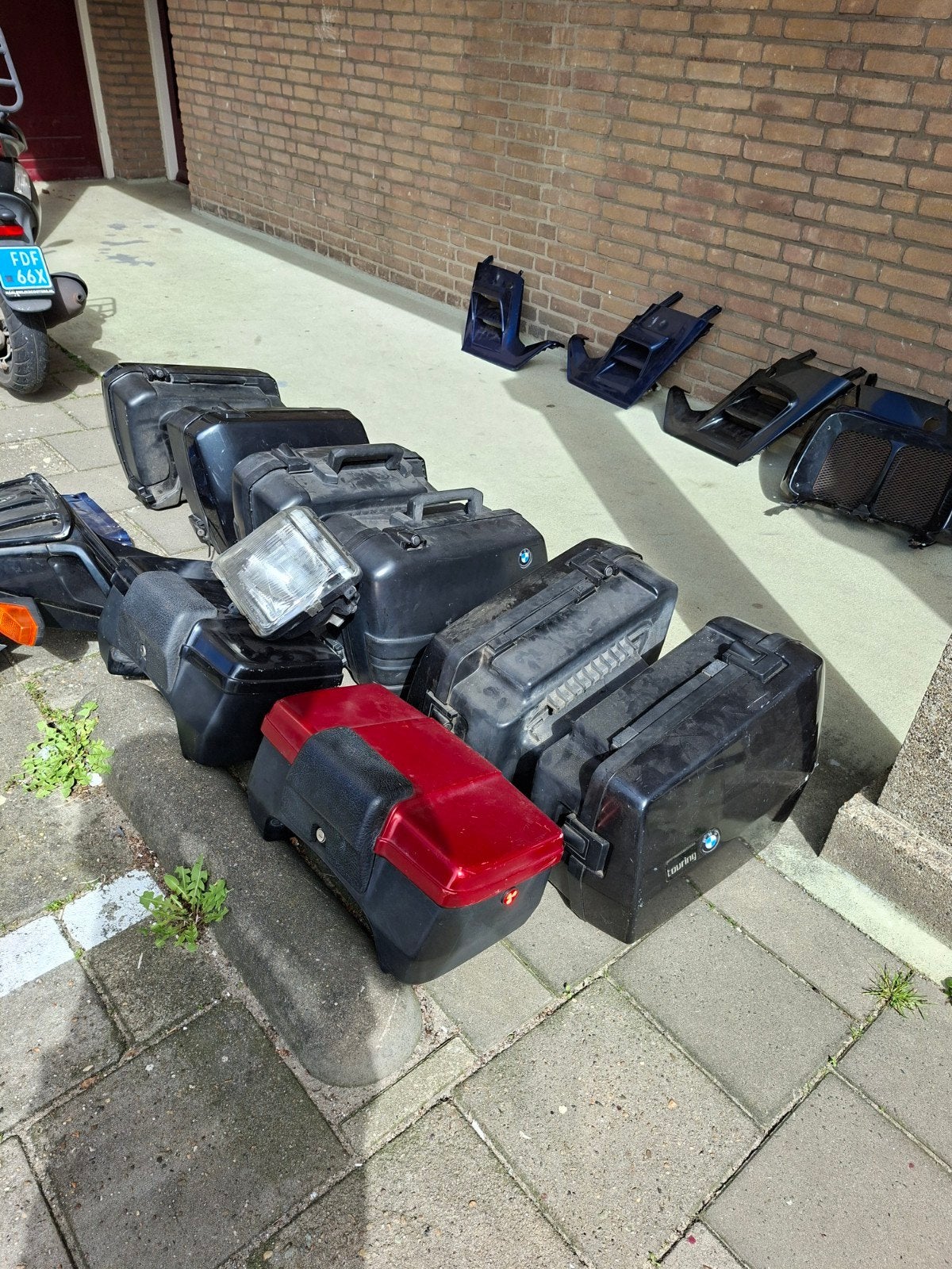 Onderdelen BMW K100LT en K75: Koffers, Kuipdelen, Zijpanelen, Ophalen of Verzenden
