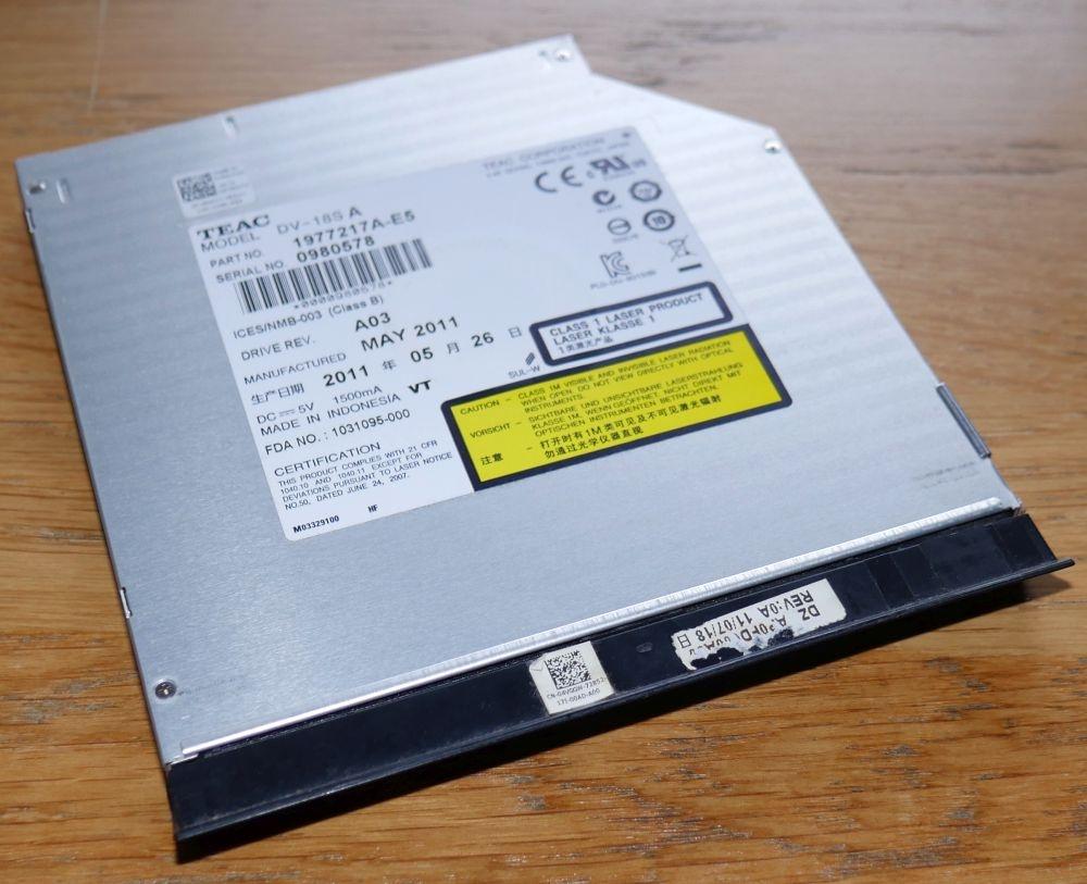 DV-18S-A - Teac Super Slim DVD/CD-ROM Drive, Computers en Software, Optische drives, Intern, Dvd, Zo goed als nieuw, MacOS