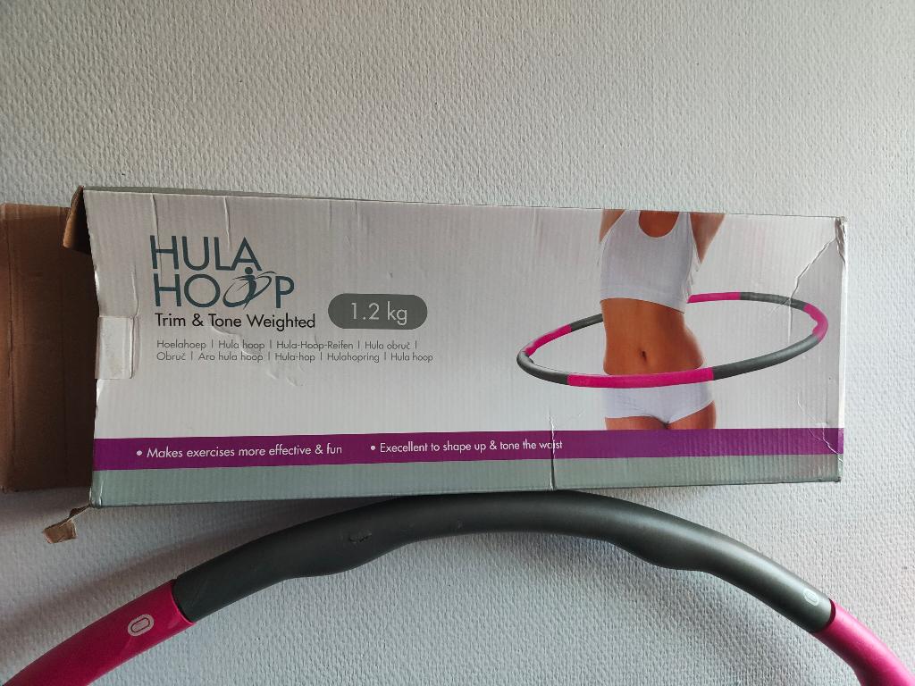 fitness hoepel. 1,2, Ophalen of Verzenden, Met gewicht, Gebruikt, Fitness hoelahoep