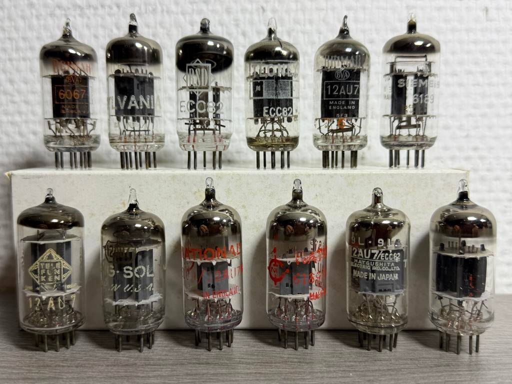 Lot div ECC82 buisjes siemens telefunken sylvania Tungsol, Ophalen of Verzenden