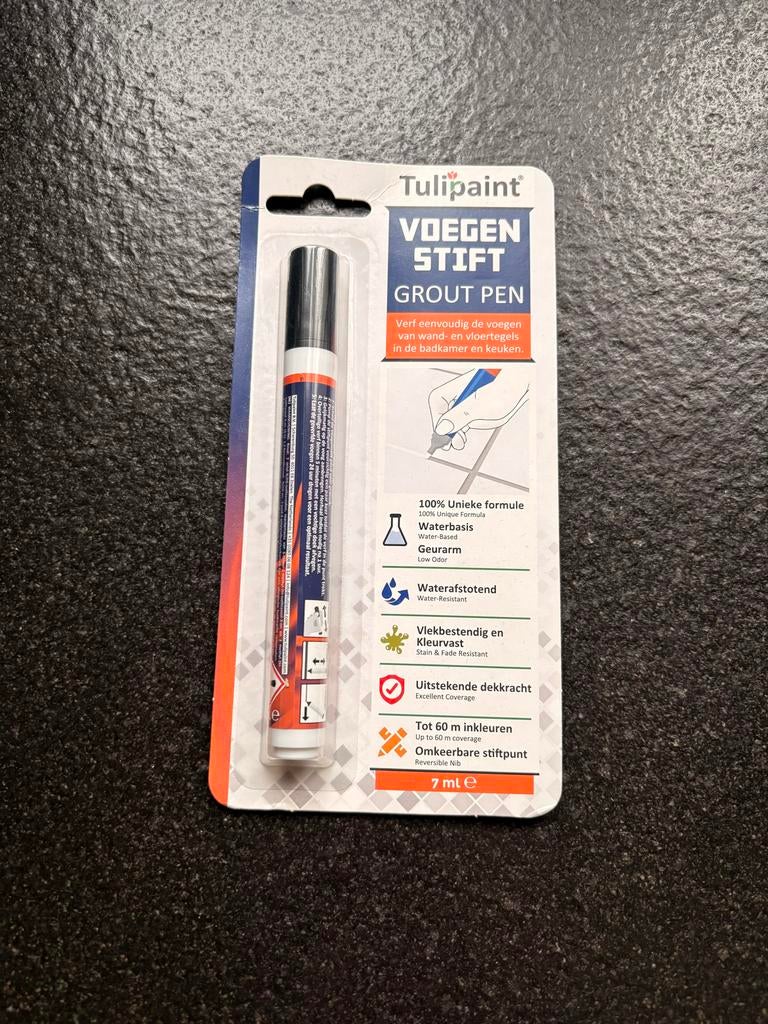Nieuw! Voegenstift Zwart - Grout Pen, Ophalen of Verzenden, Nieuw, Overige typen