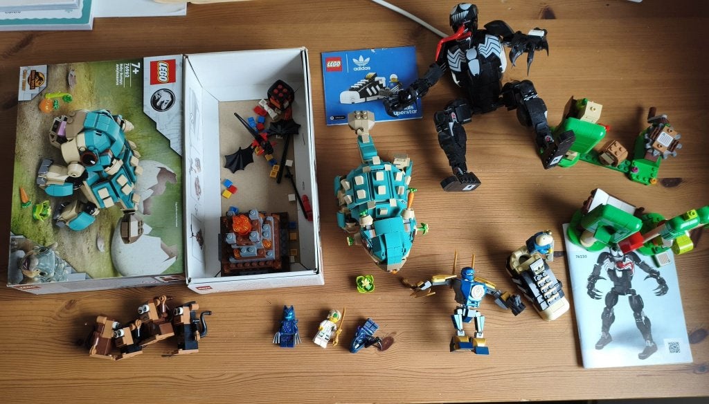 Verzameling/partij van 7 lego sets, Overige thema's, Lego, Zo goed als nieuw, Complete set