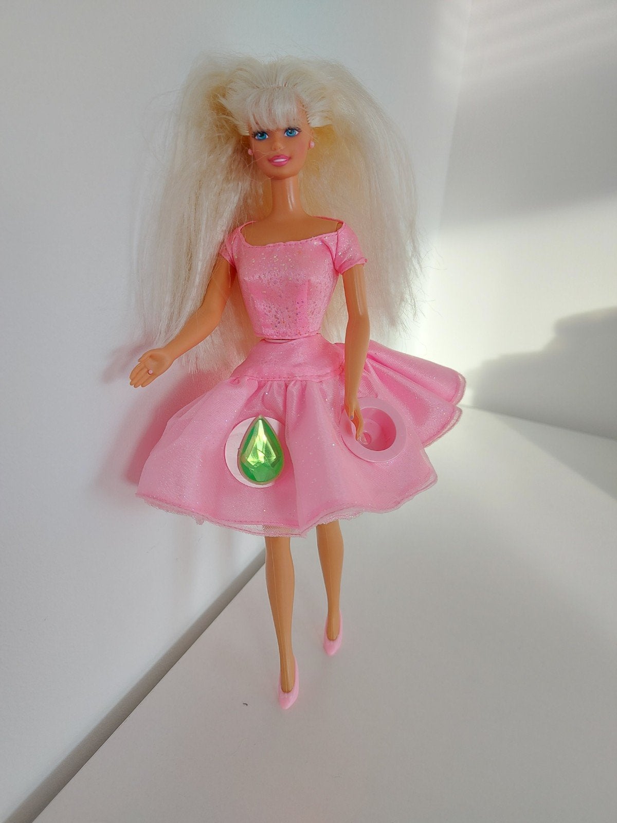 Barbie jaren 90 "twirlin make-up", Kinderen en Baby's, Speelgoed | Poppen, Ophalen of Verzenden, Gebruikt, Barbie