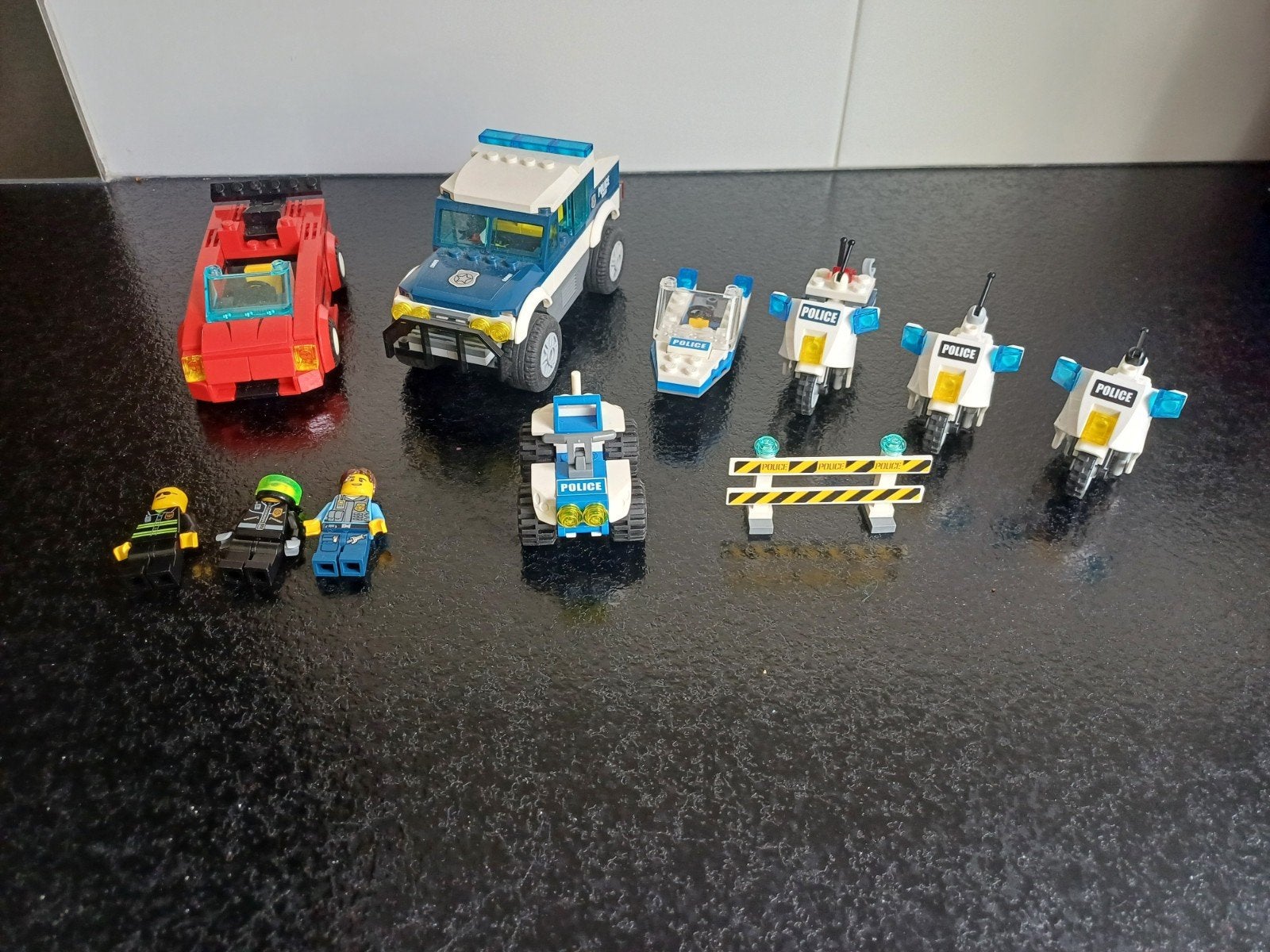 Lego politie voertuigen e.d., Ophalen of Verzenden, Gebruikt