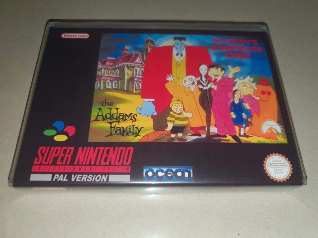 The Addams Family: Pugsley's Scavenger Hunt SNES Game Case, Avontuur en Actie, Verzenden, 1 speler, Zo goed als nieuw