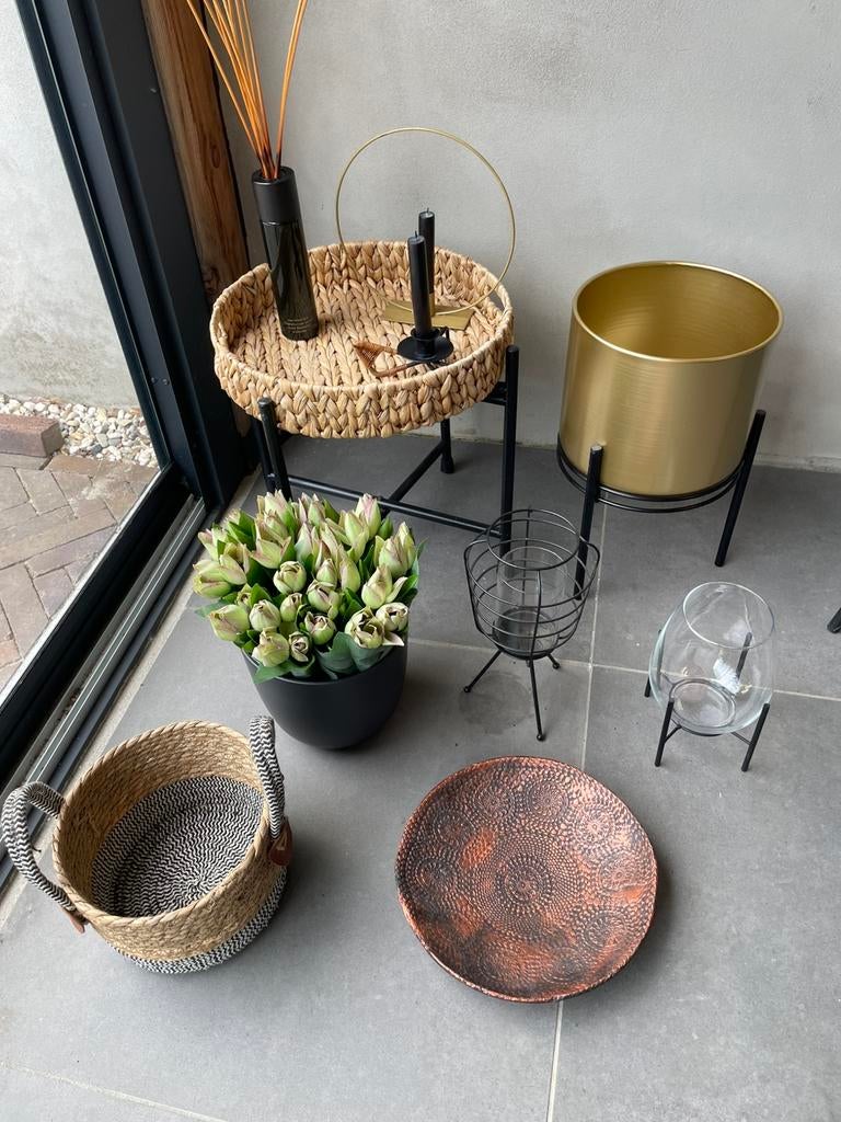 Mooie decoratie spullen voor binnen/ buiten., Ophalen, Zo goed als nieuw