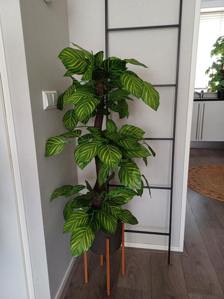 Realistische Kunstplant/Boom 110cm - Houten Stam, Groen, Kunstplant, Nieuw, Ophalen of Verzenden