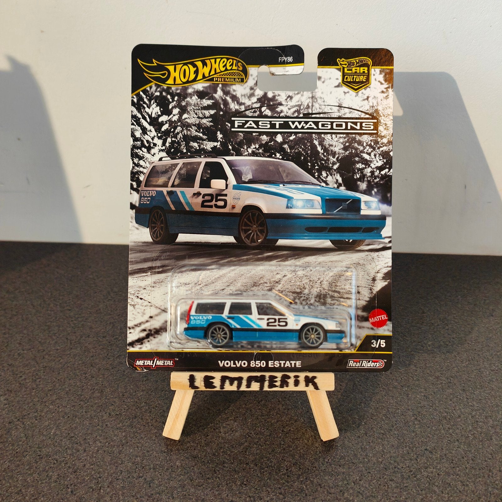 Hot Wheels Premium Volvo 850 Estate Fast Wagons, Hobby en Vrije tijd, Modelauto's | Overige schalen, Ophalen of Verzenden, Nieuw