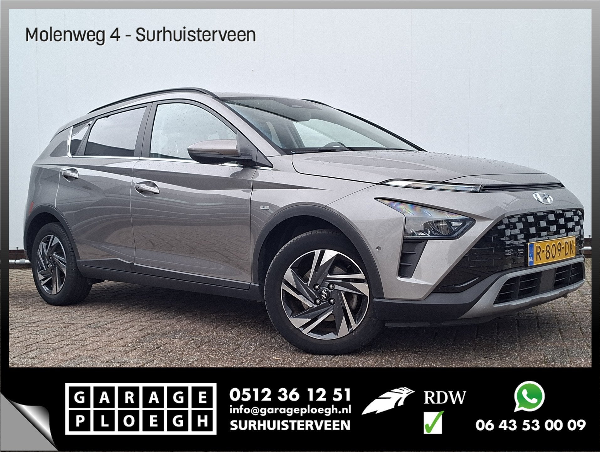 Hyundai Bayon 1.0 T-GDI Premium 1Eig Automaat Stoelverw Carp, 450 kg, Gebruikt, Euro 6, Origineel Nederlands