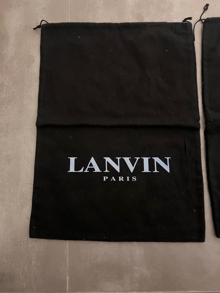 Dustbag lanvin stoftas stof tas schoen schoenen *nieuw* SET, Kleding | Heren, Schoenen, Nieuw, Zwart, Ophalen of Verzenden