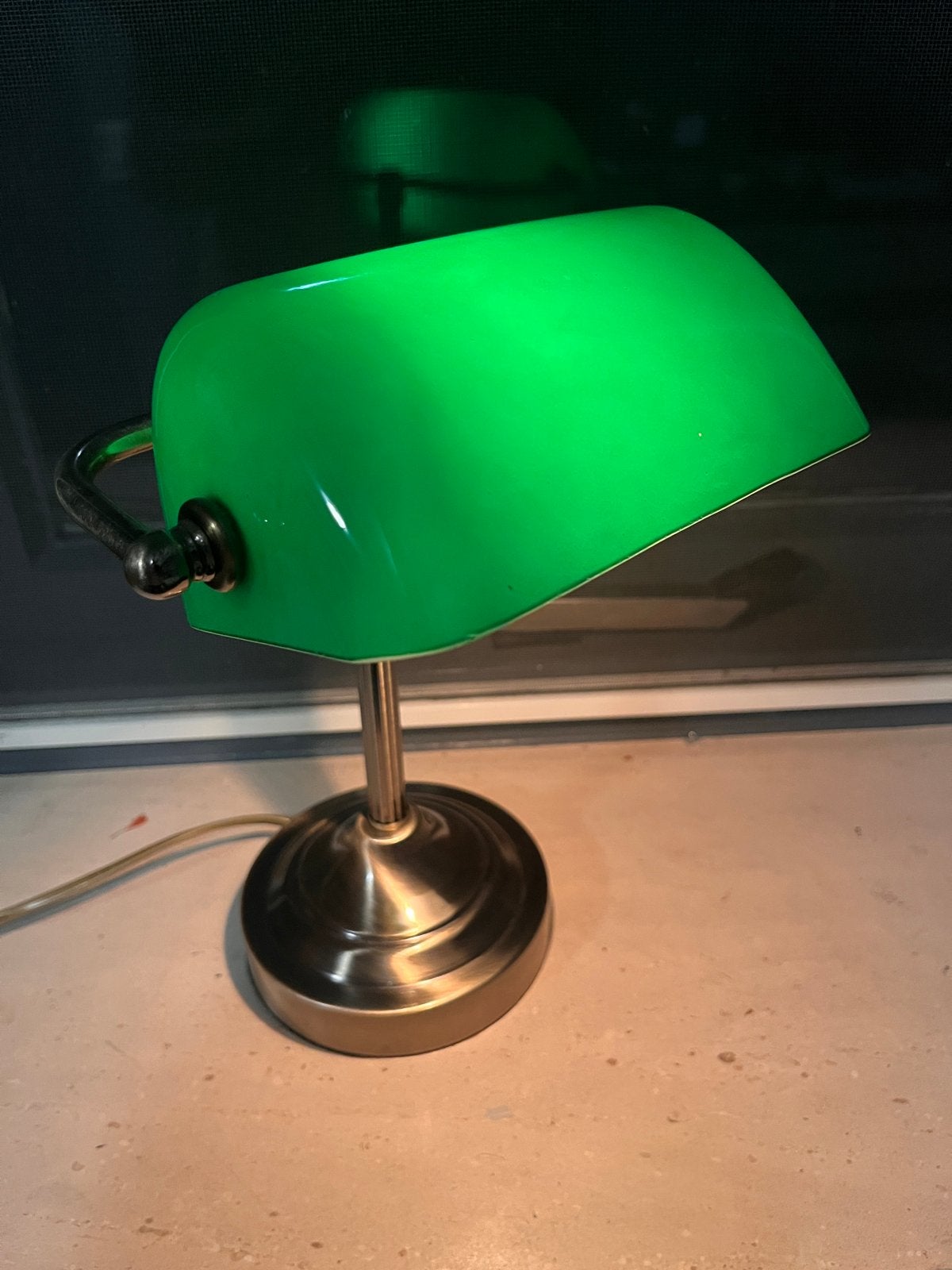 Lucide BANKER Bureaulamp - Zo goed als nieuw, Ophalen, Groen, 30 cm, E14 (klein)