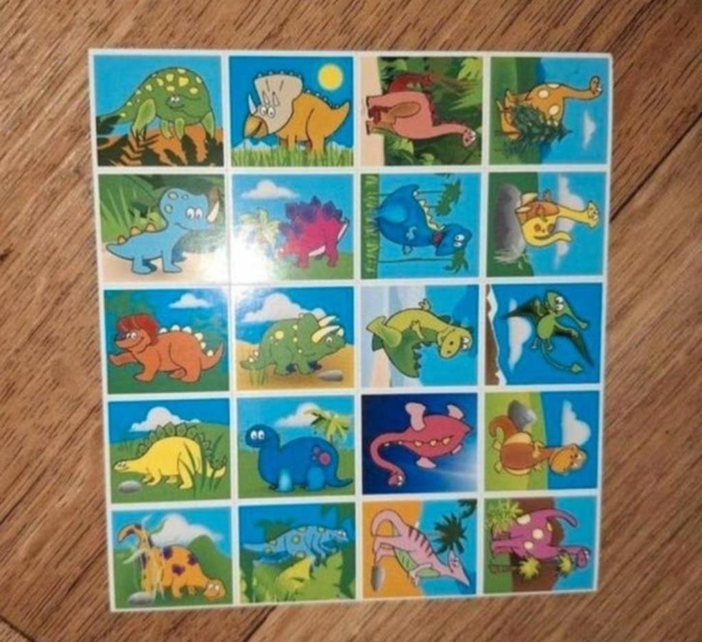 Stickervel dino. Dinosaurusen, Ophalen of Verzenden, Nieuw