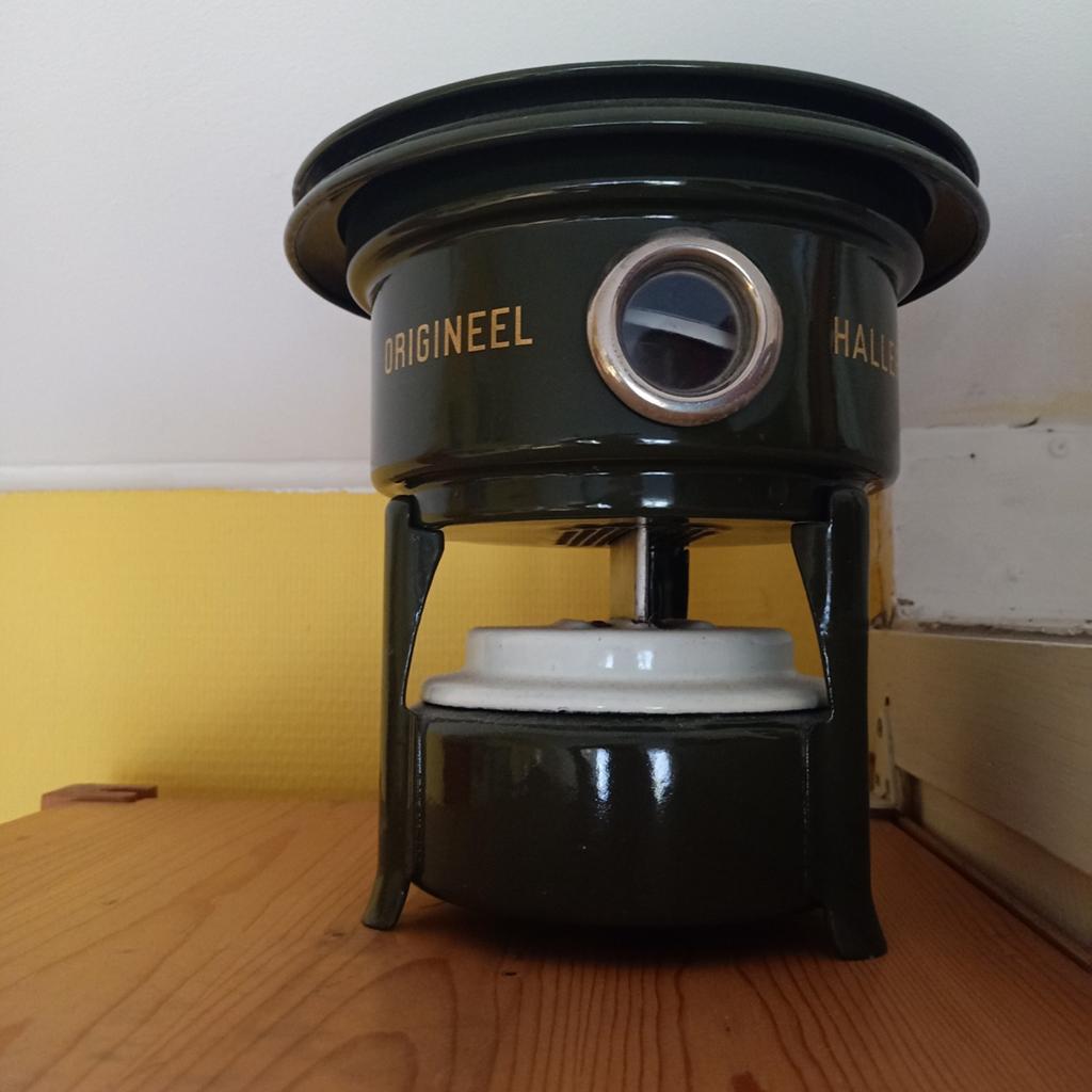 Origineel Haller Petroleumkachel - Vintage Groen, Ophalen of Verzenden