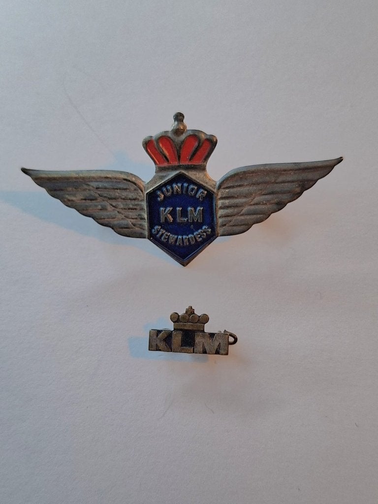 KLM speldjes, Ophalen of Verzenden, Gebruikt, Transport, Speldje of Pin