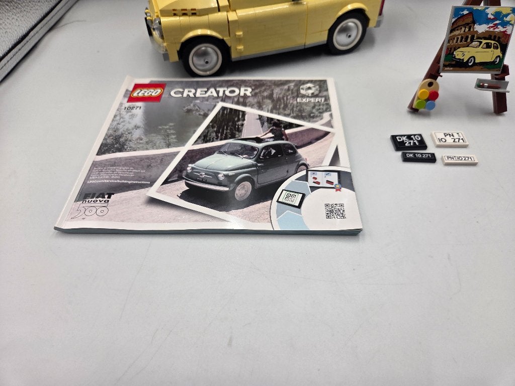 Lego Creator expert 10271 Fiat 500, Inclusief instructies, Lego, Ophalen of Verzenden, Zo goed als nieuw