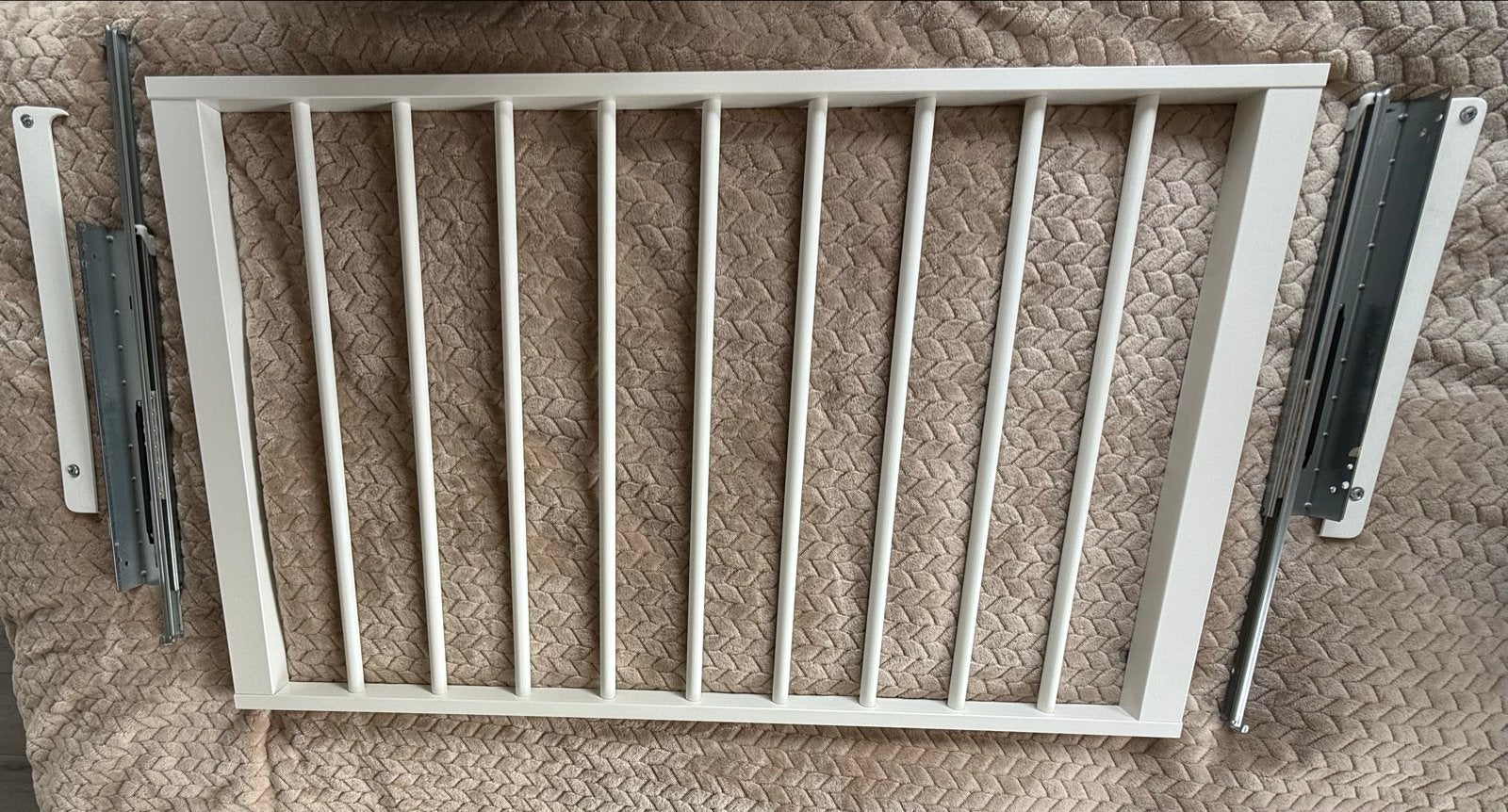 Ikea KOMPLEMENT Uittrekbare broekhanger wit 100x58 cm, Gebruikt, Minder dan 100 cm, Metaal, Met hangruimte