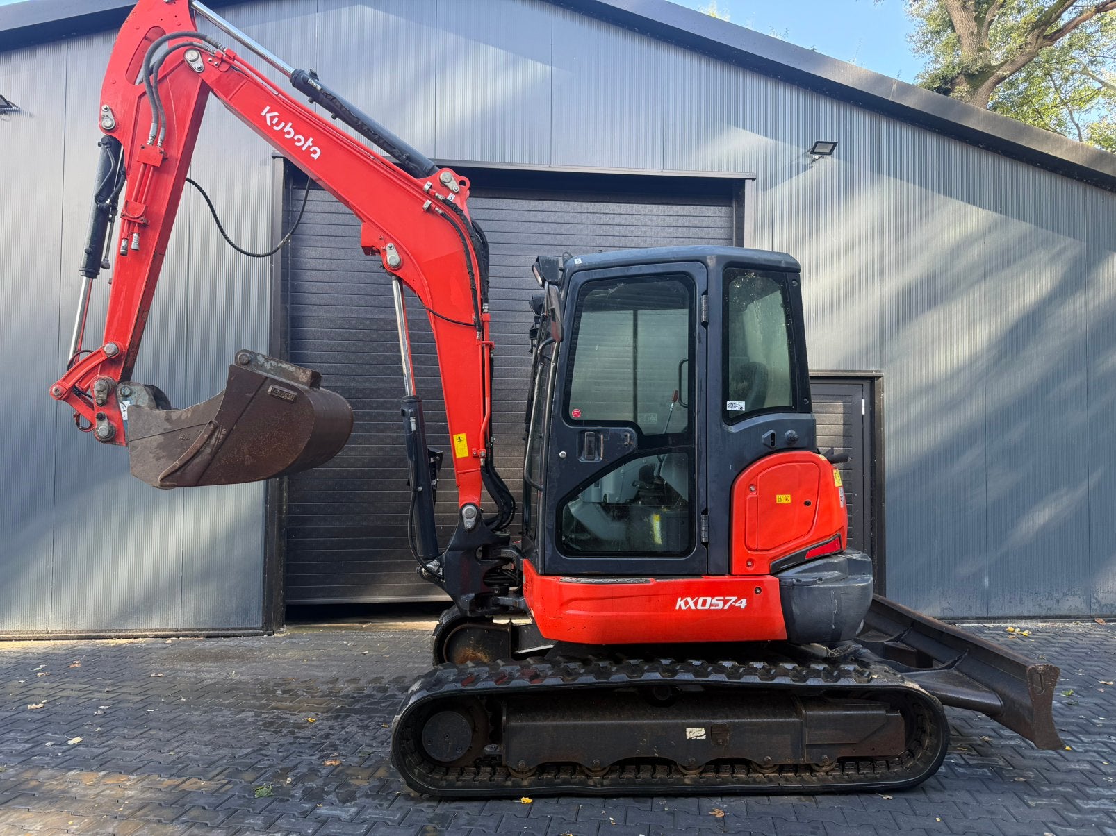Minigraver graafmachine kubota kx 057, Zakelijke goederen, Machines en Bouw | Kranen en Graafmachines, Ophalen, Graafmachine