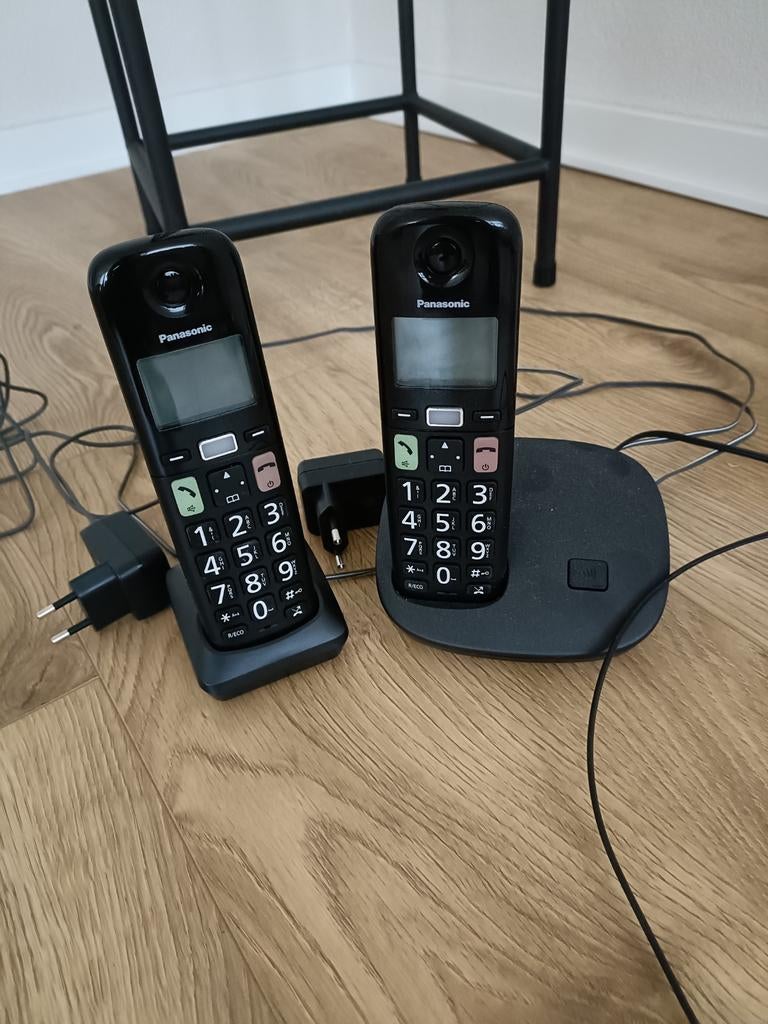 Panasonic draadloze telefoons (2 stuks), Ophalen of Verzenden, 2 handsets