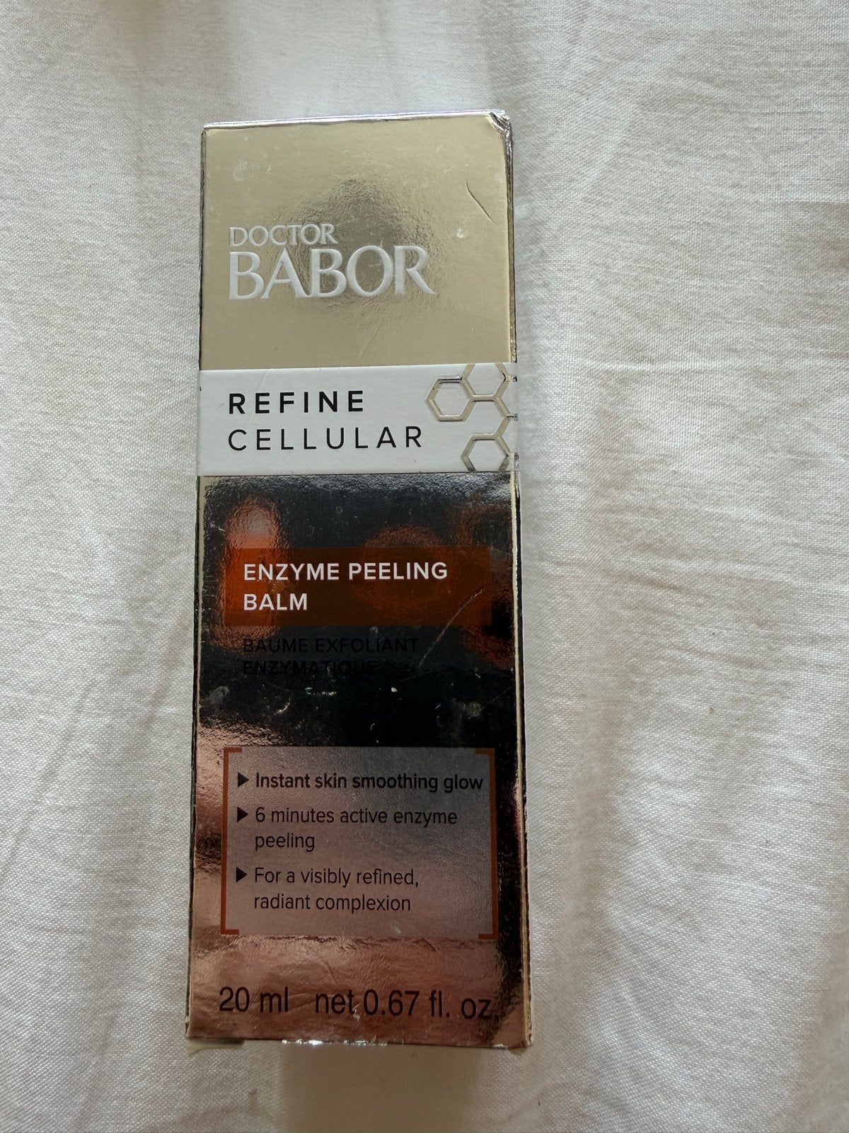 Doctor Babor Refine Cellular Enzyme Peeling Balm 20 ml, Verzenden, Nieuw, Gehele gezicht, Reiniging