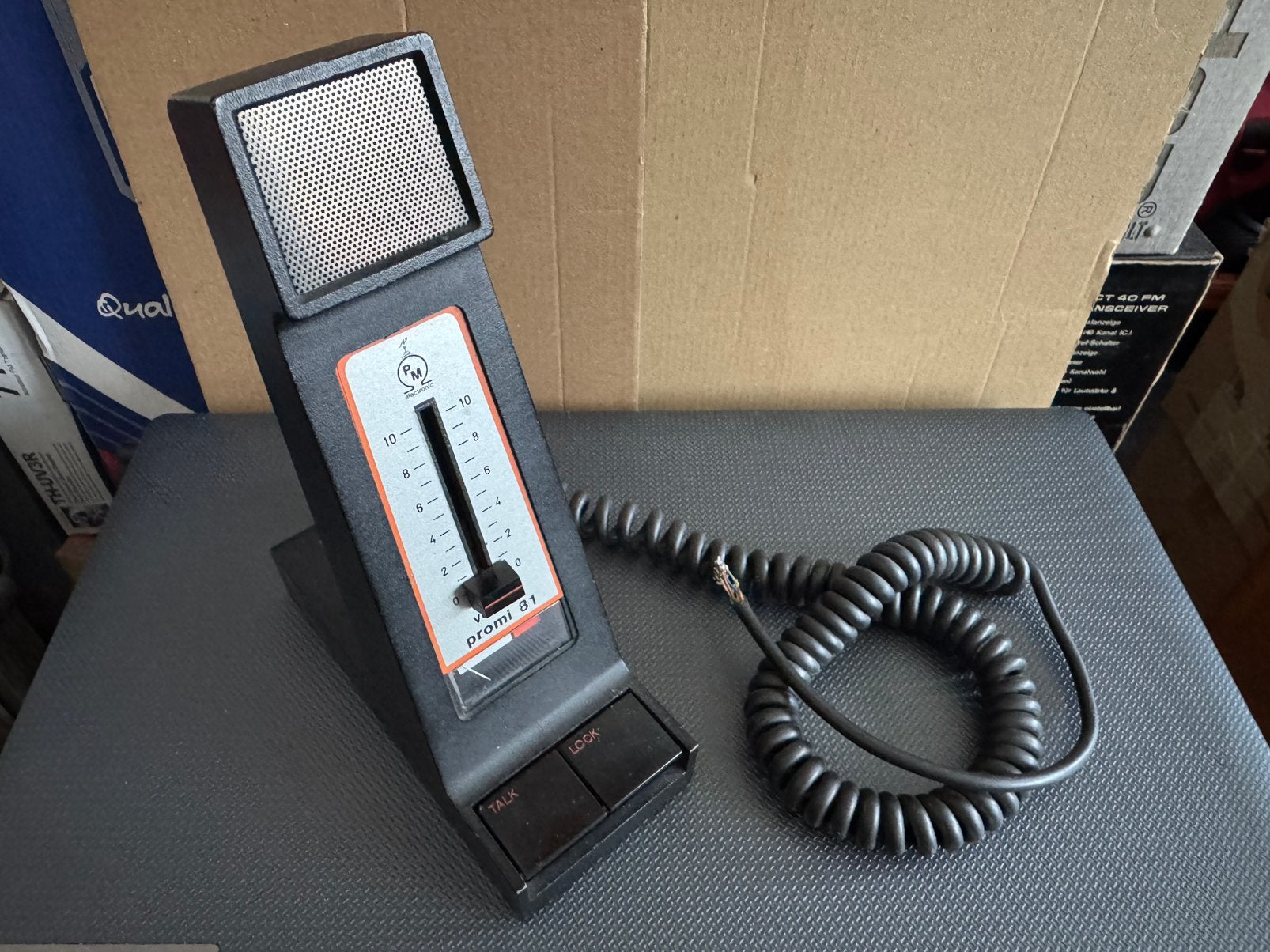 Tafelmic promi81 pr incl vzk, Telecommunicatie, Ophalen of Verzenden, Zender en Ontvanger