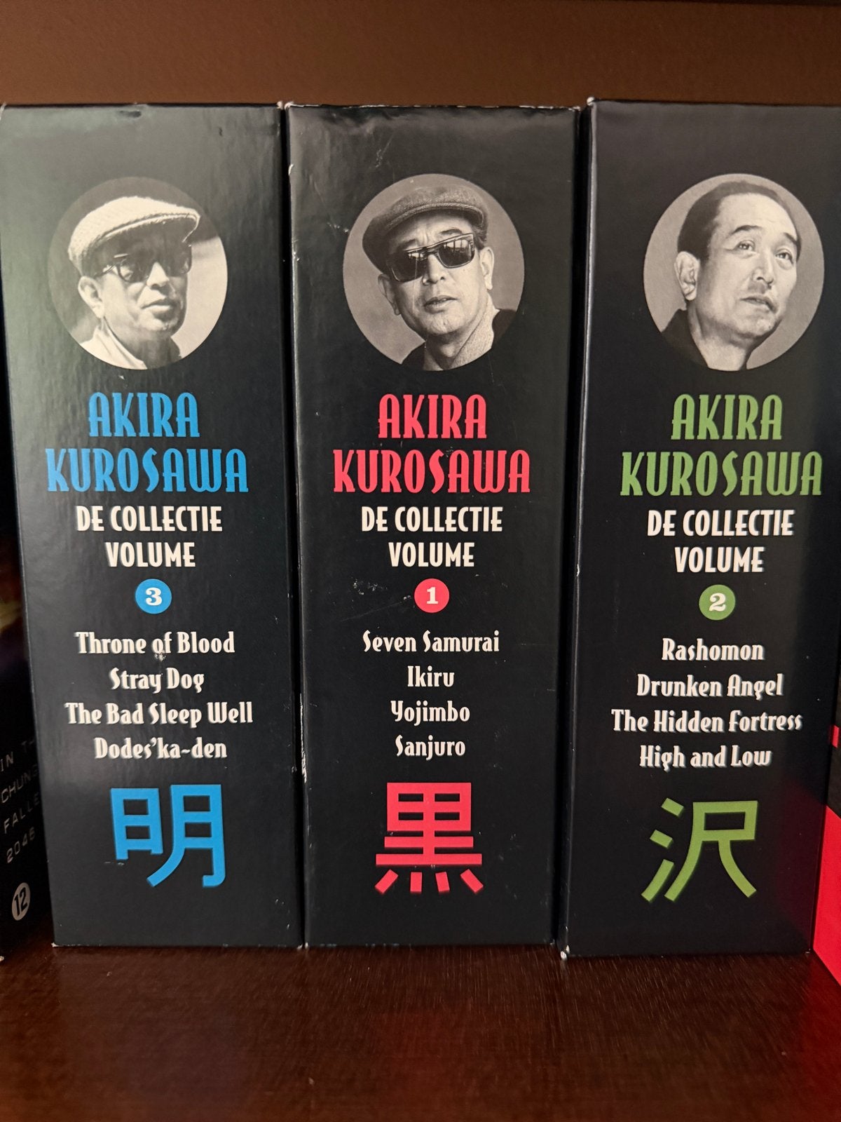 Akira Kurosawa De Collectie Volume 1, 2 en 3 DVD Boxset, Speciale editie, Nederlands, Ophalen of Verzenden, Zo goed als nieuw
