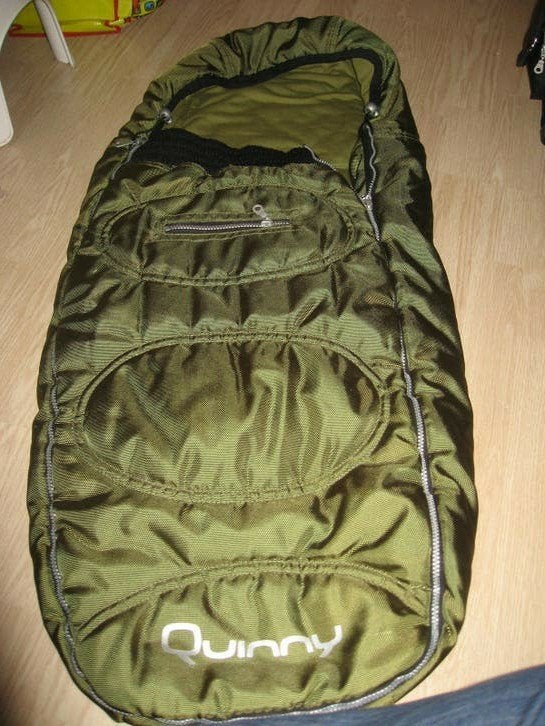 Quinny voetenzak - Groen (Olive green), Ophalen of Verzenden, Gebruikt, Quinny