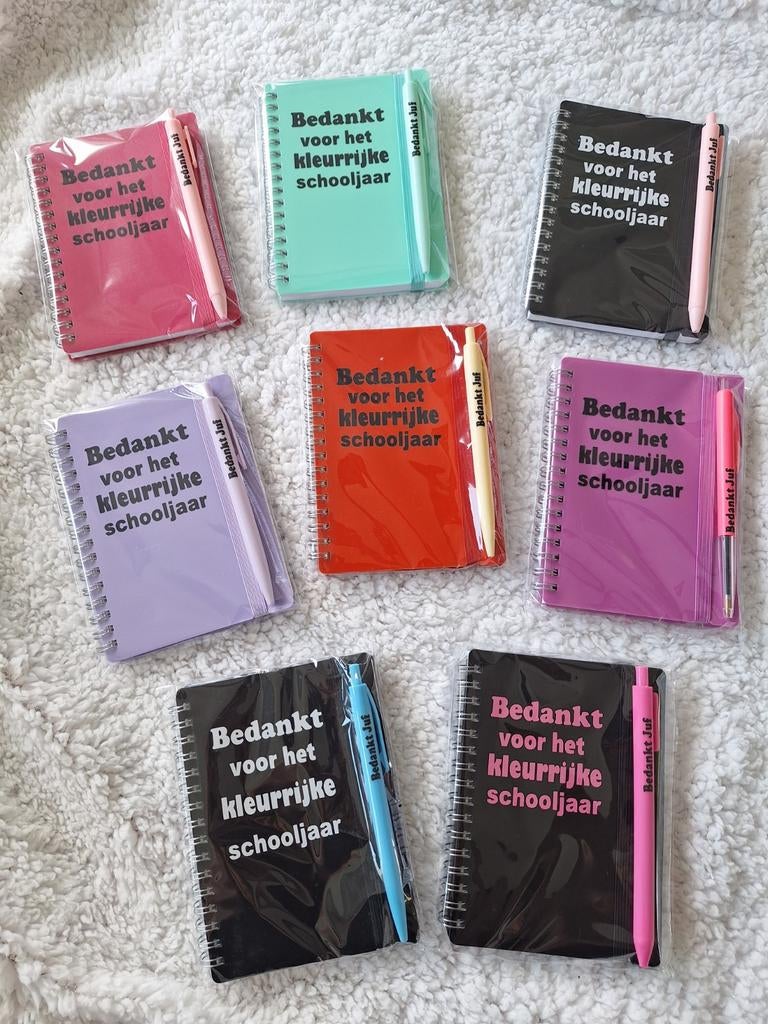 Cadeau notitieboekje juf, meester, mama, papa, oma,opa., Ophalen, Nieuw