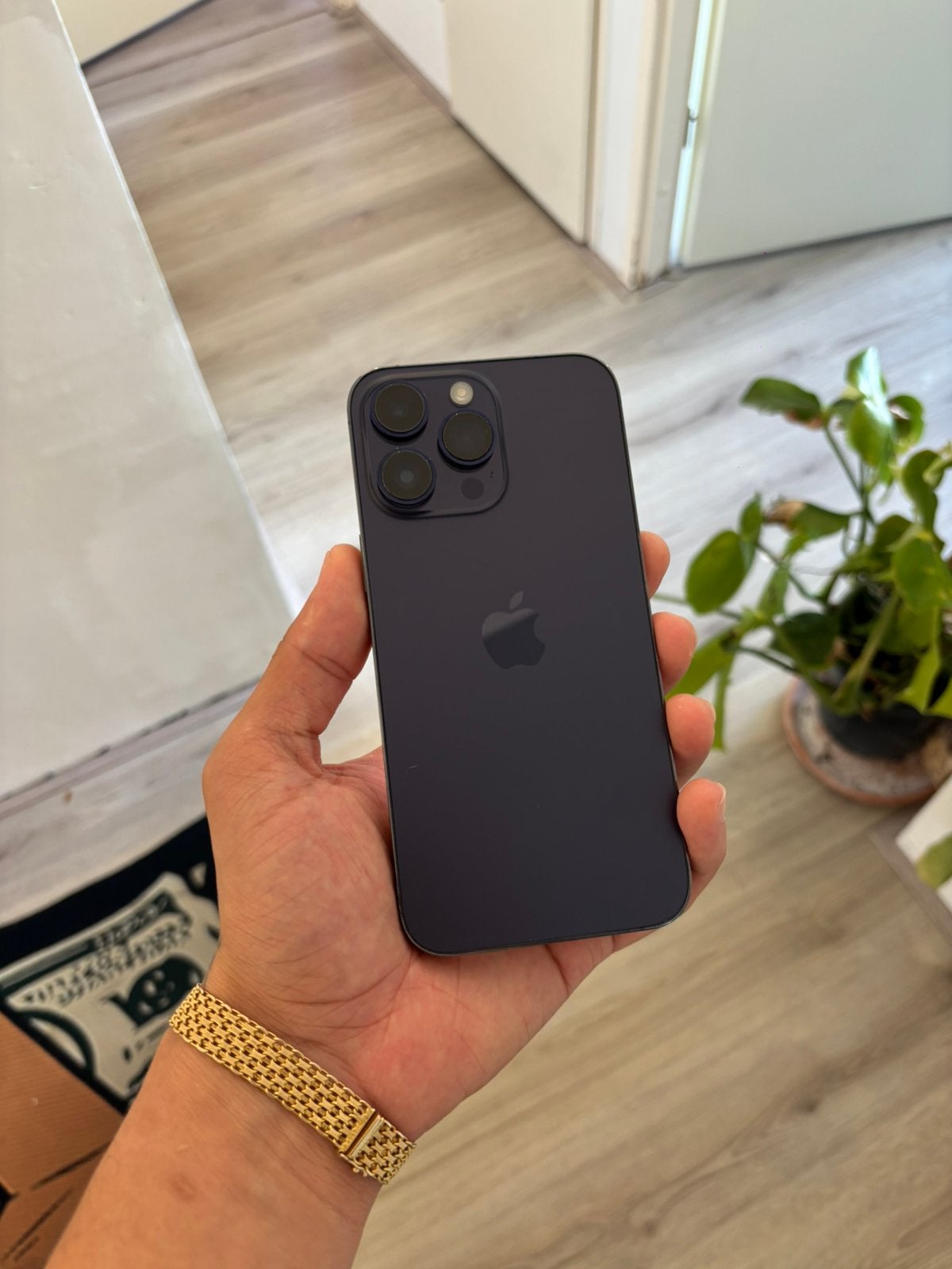 Iphone14 Pro Max Deep purple,128Gb, Nieuwstaat Batterij 100%, 128 GB, Paars, Ophalen of Verzenden, Zo goed als nieuw