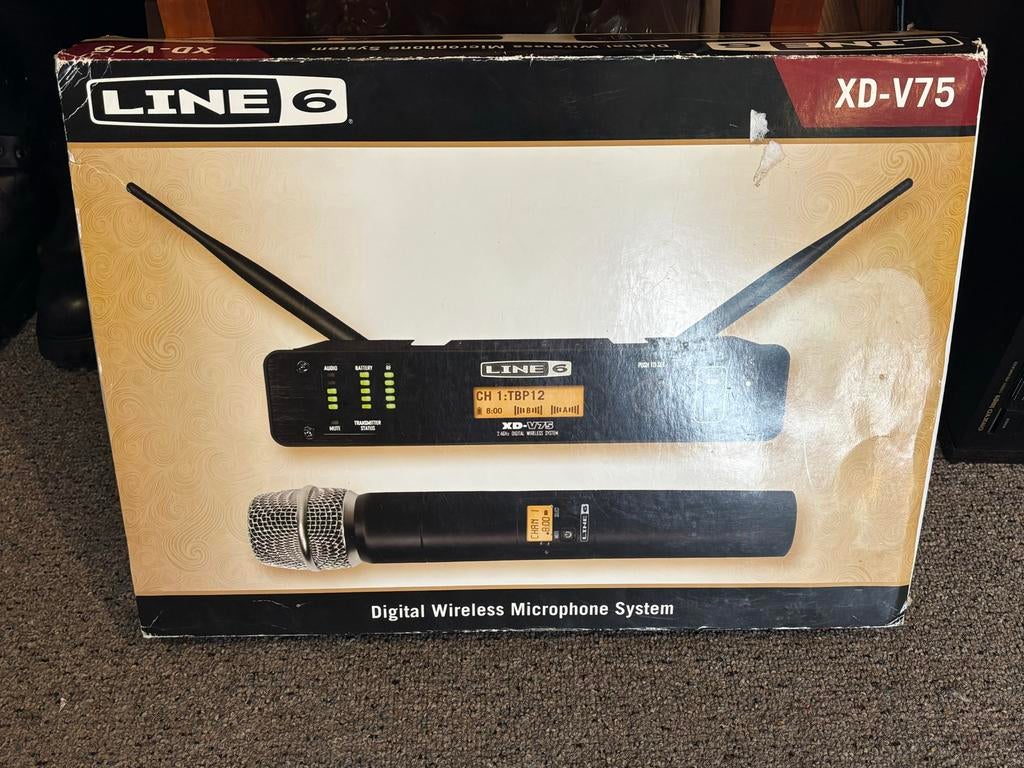 Line 6 XD-V75 Draadloze Microfoon Set - Zo goed als nieuw, Muziek en Instrumenten, Microfoons, Ophalen of Verzenden, Zo goed als nieuw