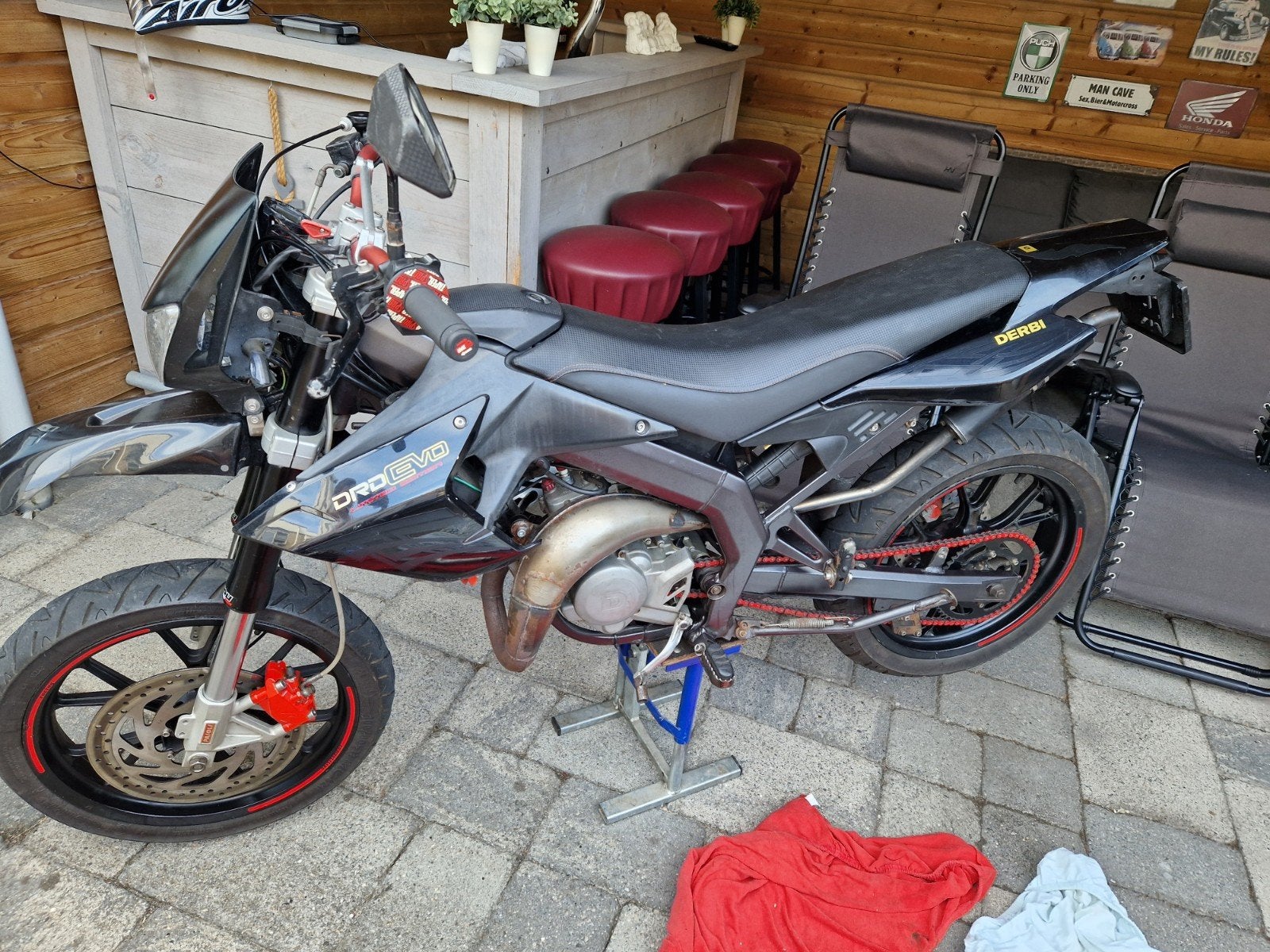 derbi senda DRD EVO limited edition startmotor, Fietsen en Brommers, Brommers | Derbi, Ophalen, 6 versnellingen, Gebruikt, Maximaal 45 km/u