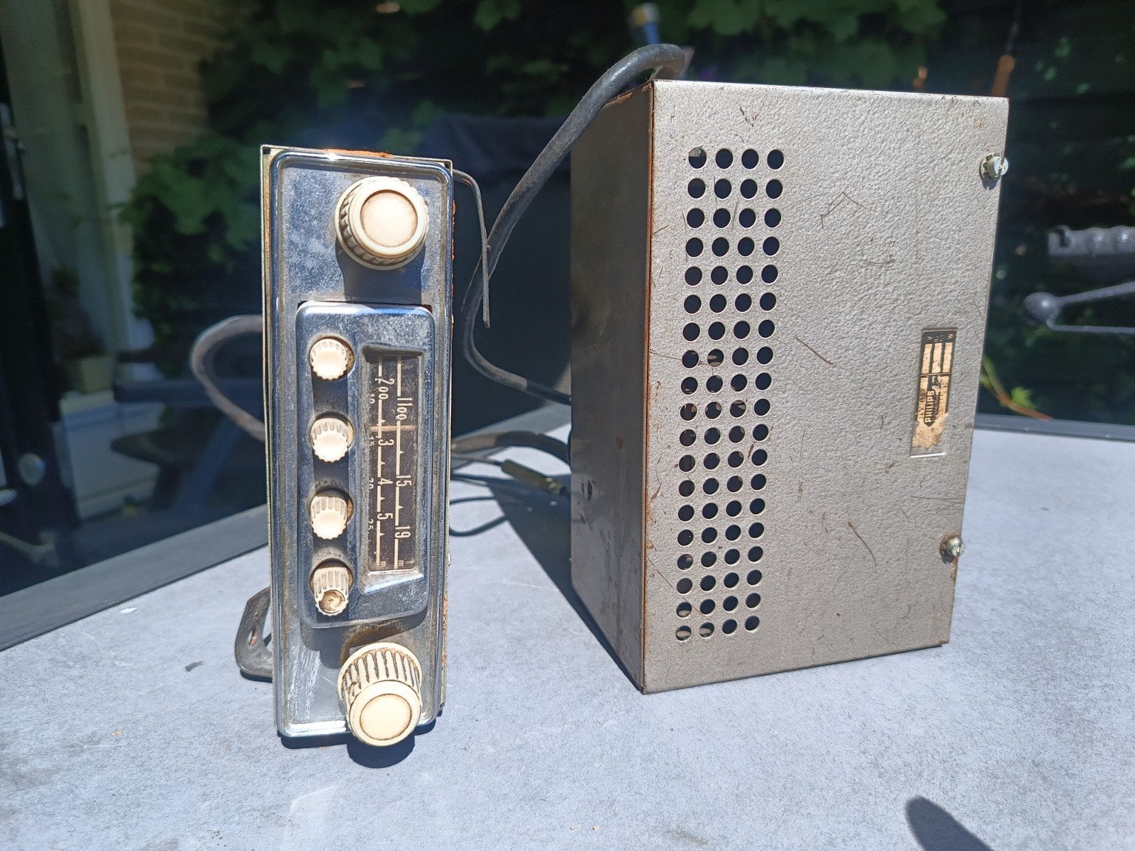 Vintage Philips Autoradio NX 524V 06 - Zeldzaam model, Ophalen of Verzenden, Gebruikt, Radio
