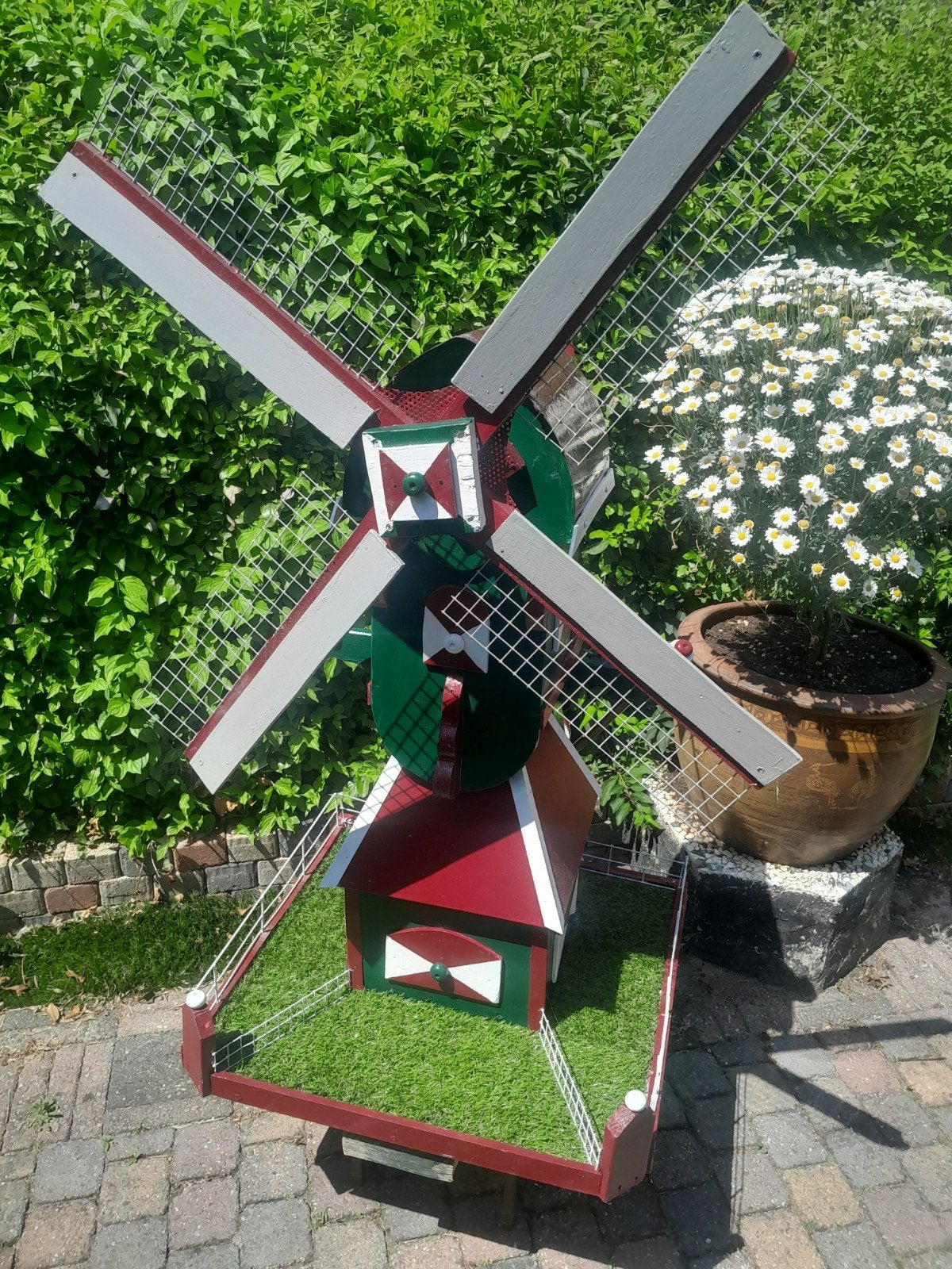 Tuinmolen met Nederlandse Vlag, Tuin en Terras, Ophalen, Nieuw