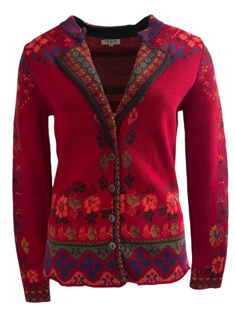 Ivko vest M, Kleding | Dames, Ophalen of Verzenden, Zo goed als nieuw, Rood