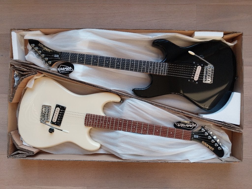 Kramer Baretta Special - Black + Vintage White, Ophalen of Verzenden, Zo goed als nieuw, Solid body, Overige merken