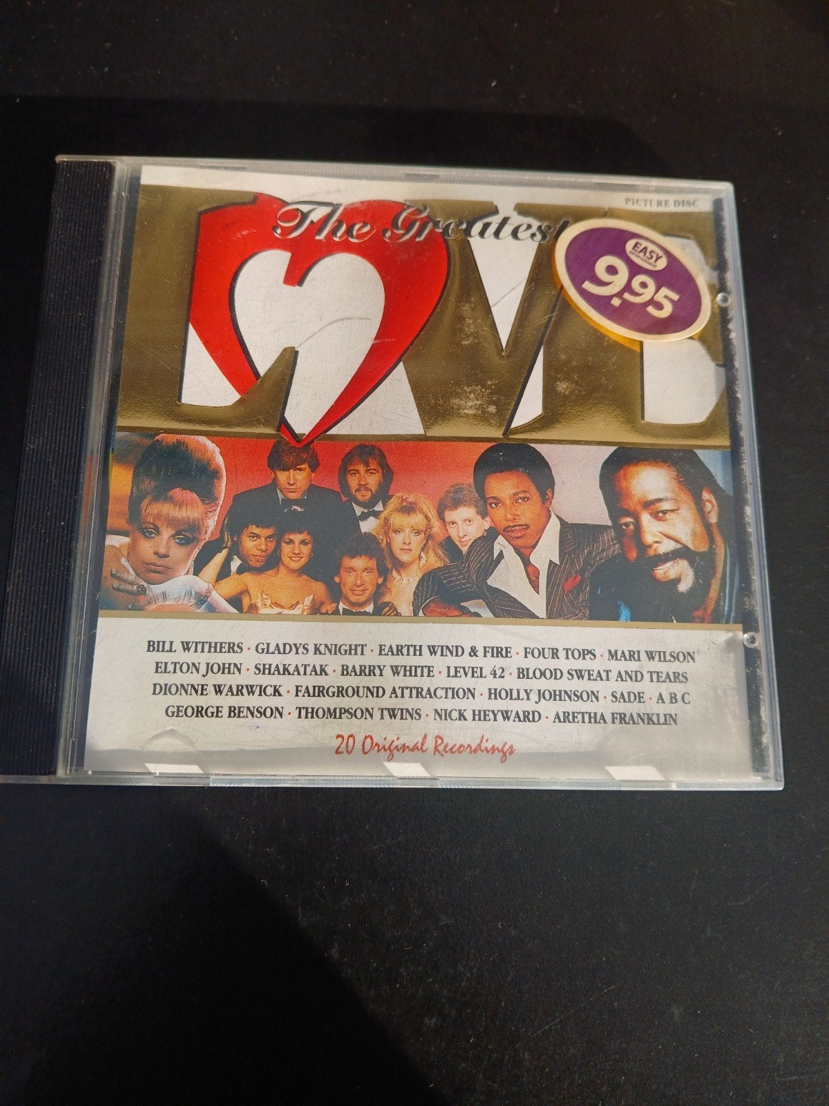 The Greatest Love CD - Diverse Artiesten (20 Original Re, Ophalen of Verzenden, Zo goed als nieuw, Verzamelalbum, Pop