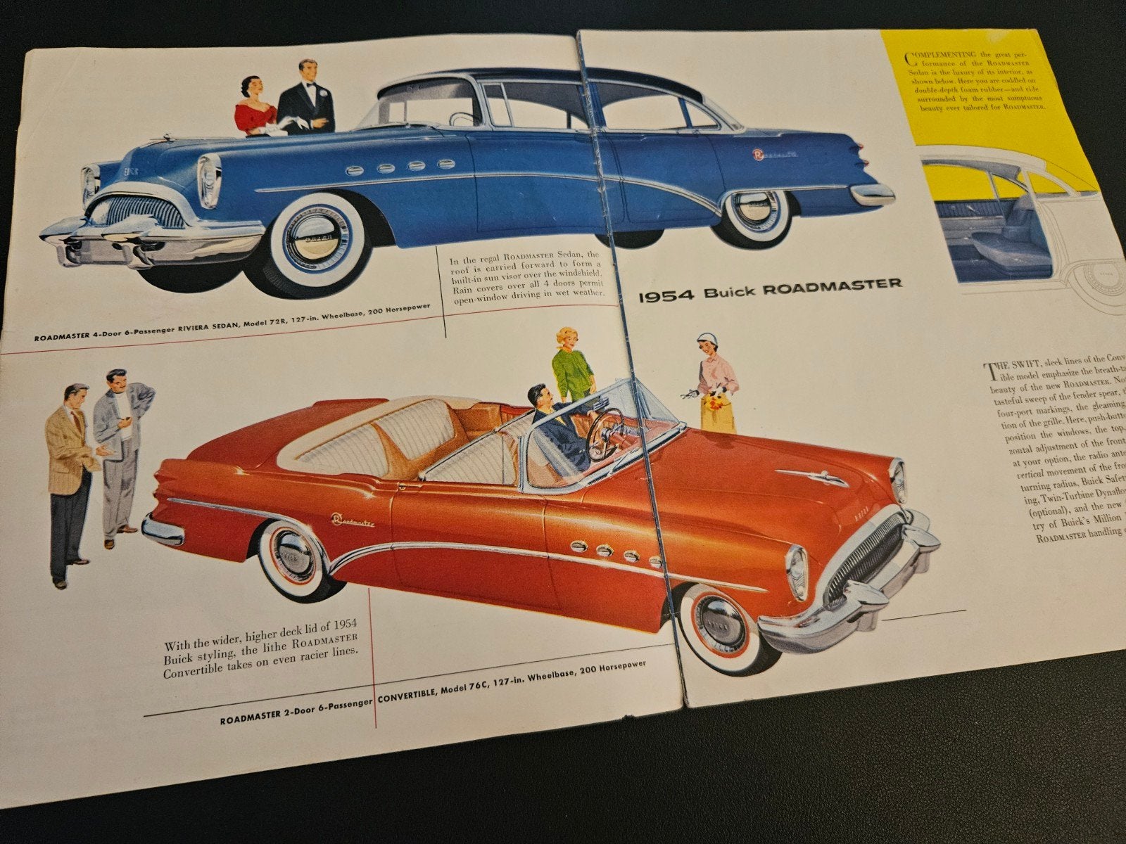 Brochure Buick 1954 USA, Ophalen of Verzenden, Zo goed als nieuw, Overige merken