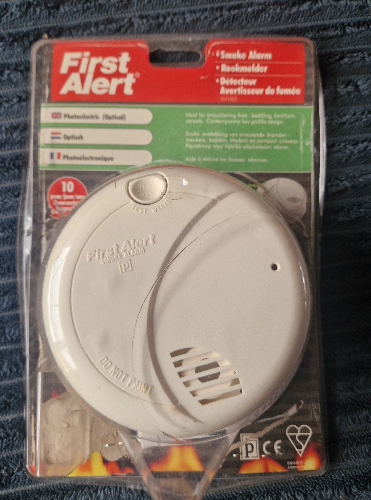 3 First Alert Rookmelders - Optisch en Foto-elektronisch, Doe-het-zelf en Verbouw, Ophalen of Verzenden, Gebruikt, Detector, Sensor of Melder
