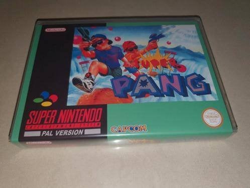 Super Pang SNES Game Case, Avontuur en Actie, Verzenden, 1 speler, Zo goed als nieuw