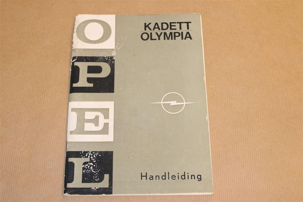 Opel Kadett Olympia - Handleiding - 1968, Auto diversen, Handleidingen en Instructieboekjes, Ophalen of Verzenden