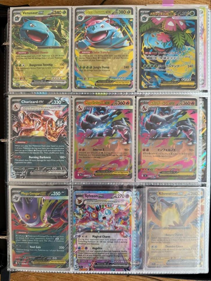 Pokémon kaarten collectie met binder, Hobby en Vrije tijd, Verzamelkaartspellen | Pokémon, Ophalen of Verzenden, Gebruikt, Meerdere kaarten