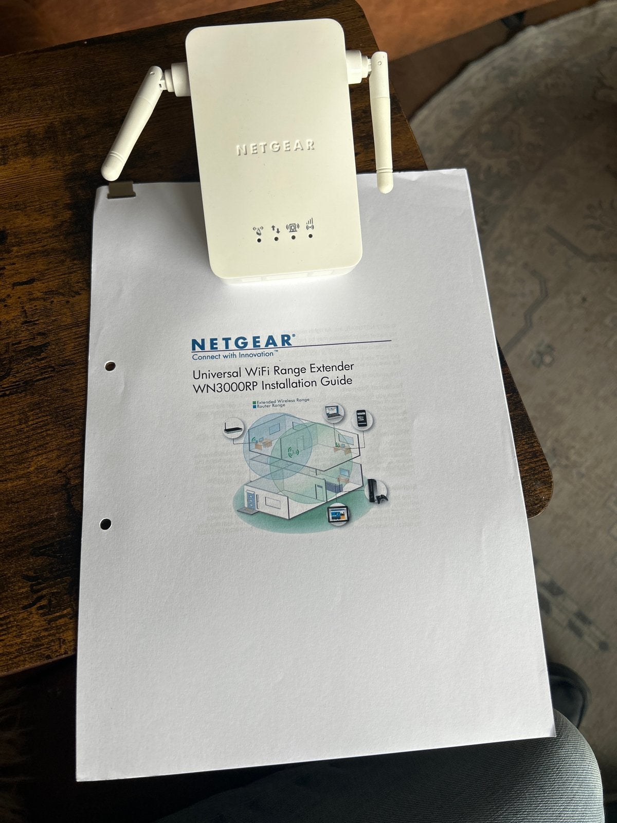NETGEAR WN3000RP Universele WiFi Range Extender, Ophalen of Verzenden, Zo goed als nieuw, Router