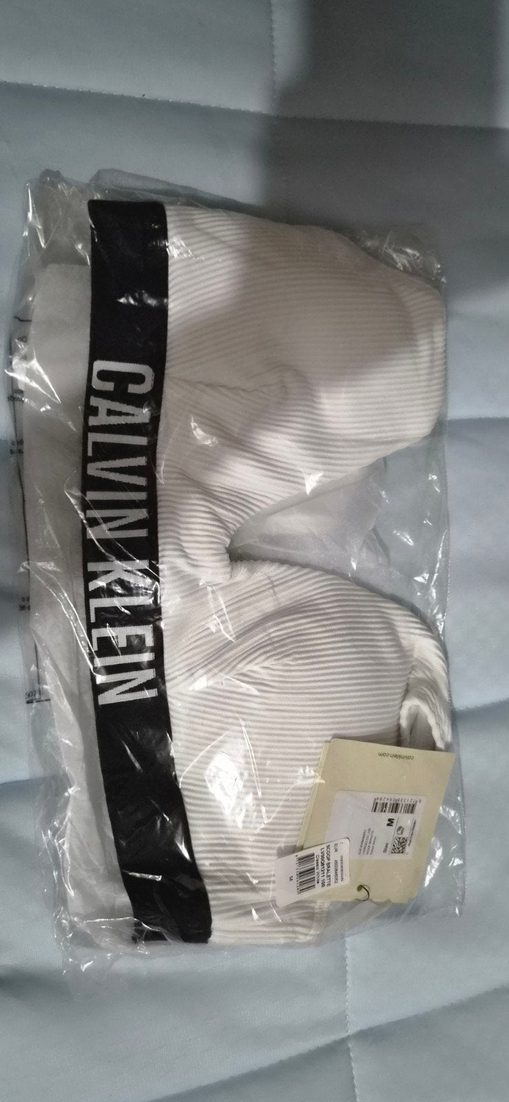 Calvin Klein Bikini Top - Nieuw met label, Wit, Nieuw, Ophalen of Verzenden, Bikini