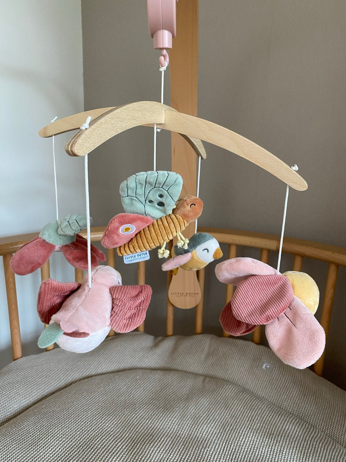Little Dutch Muziekmobiel zo goed als nieuw, Kinderen en Baby's, Ophalen, Zo goed als nieuw, Mobiel, Met geluid