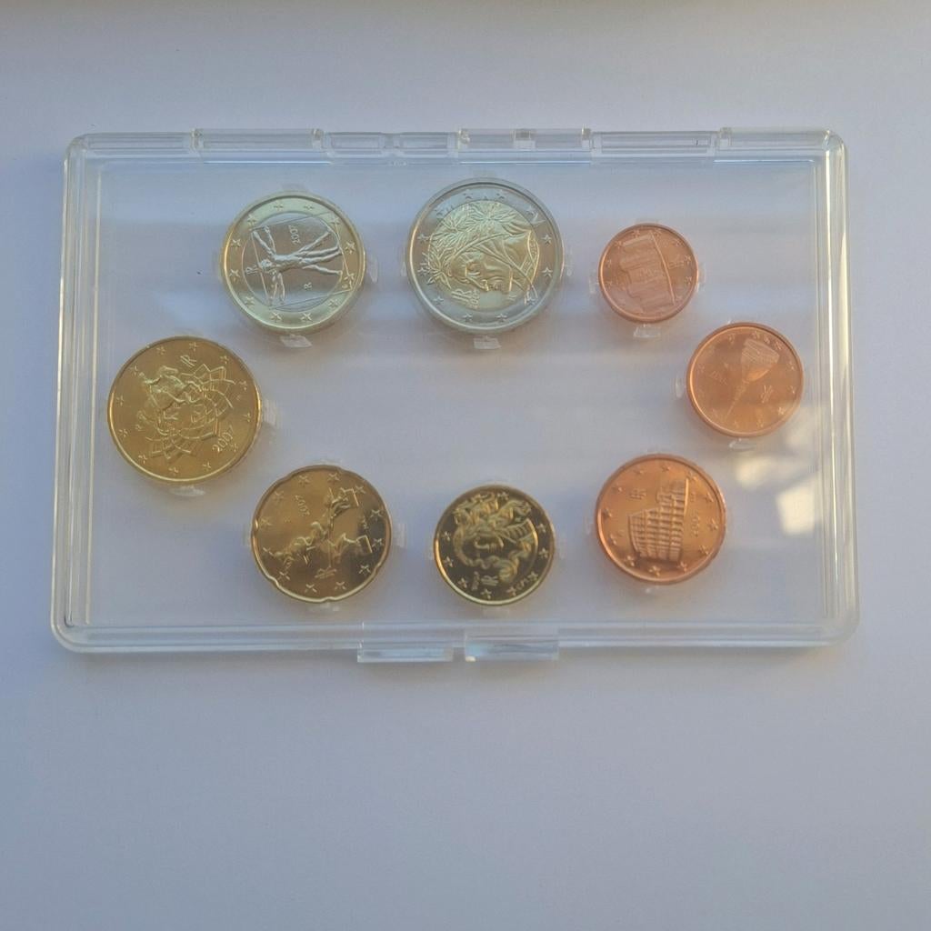 Euromuntset unc Italië 2007., Postzegels en Munten, Ophalen of Verzenden, Italië, Overige waardes, Setje
